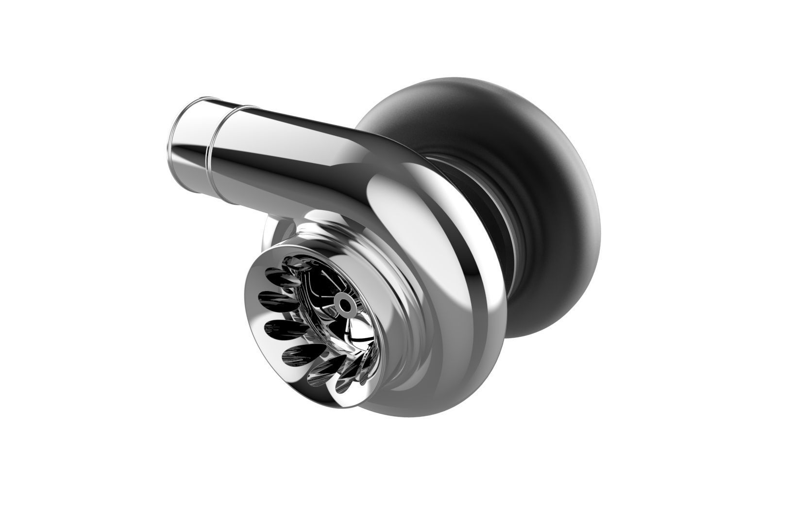 Turbocharger turbo 3D print model_29