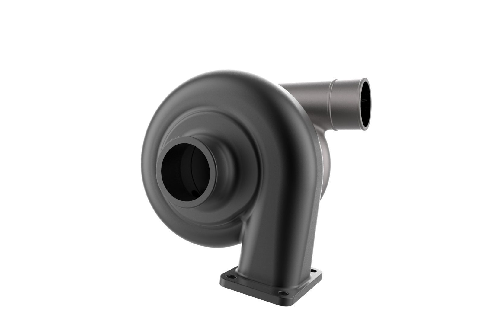 Turbocharger turbo 3D print model_11