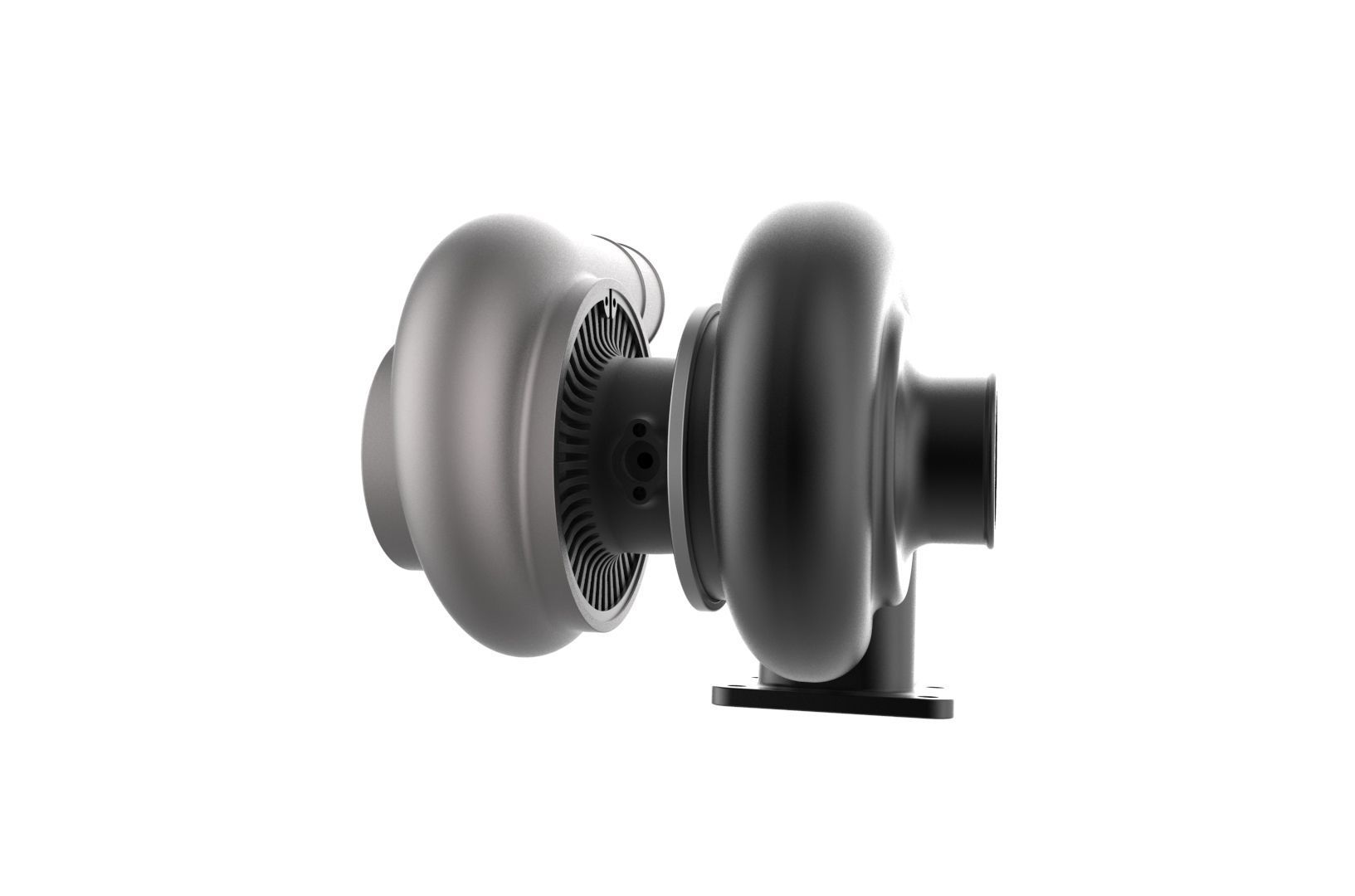 Turbocharger turbo 3D print model_8