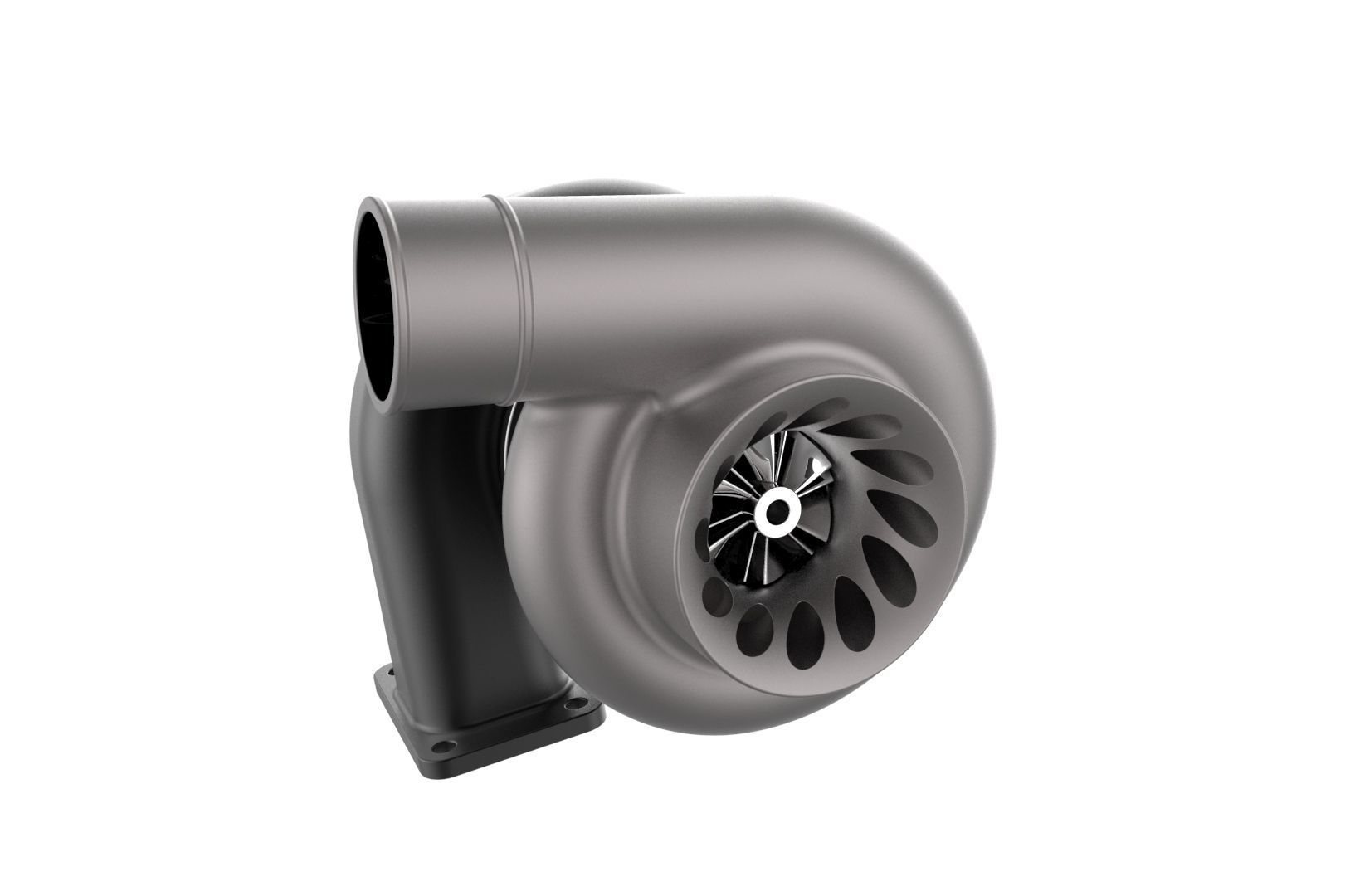 Turbocharger turbo 3D print model_27
