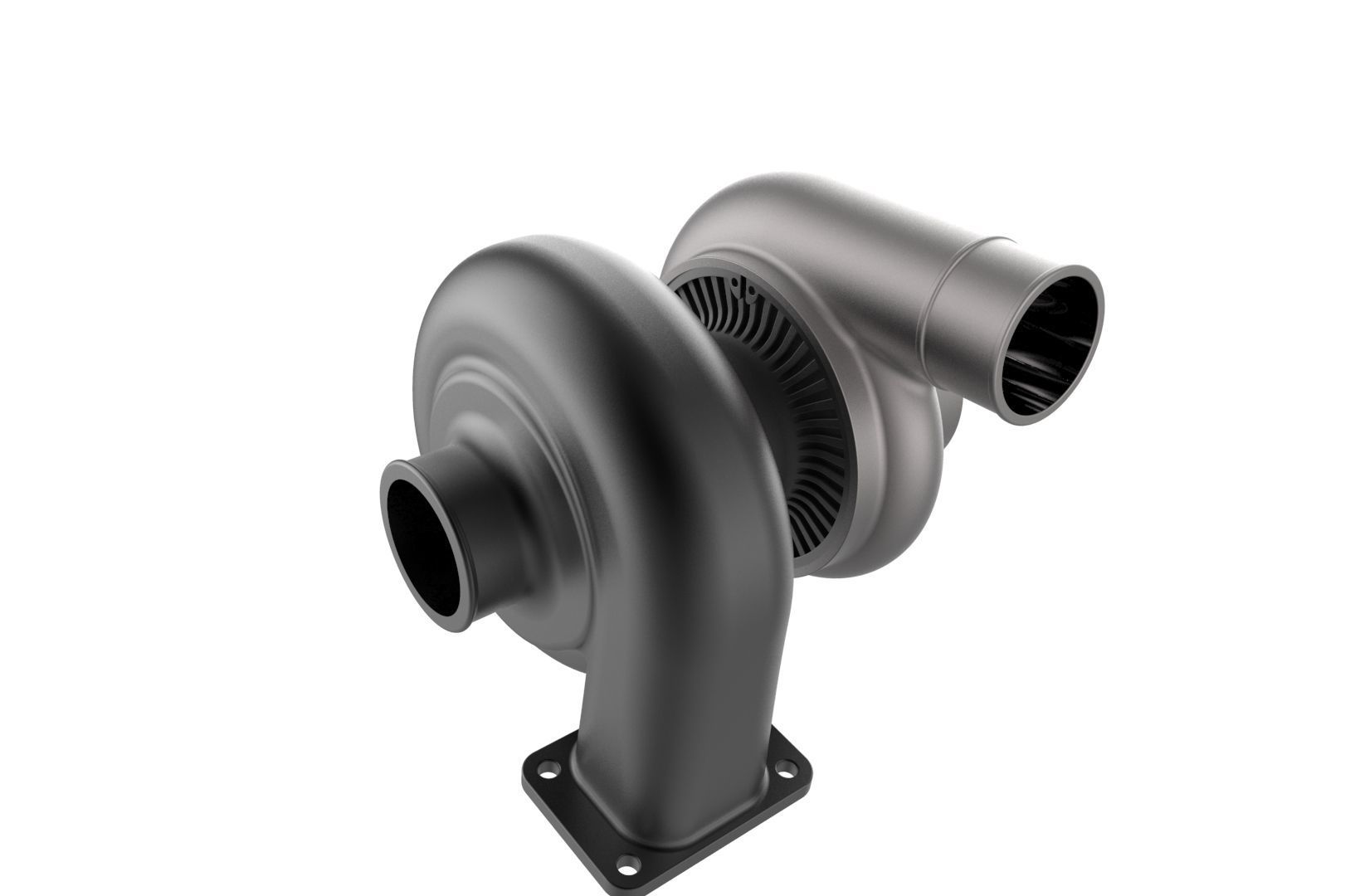 Turbocharger turbo 3D print model_12