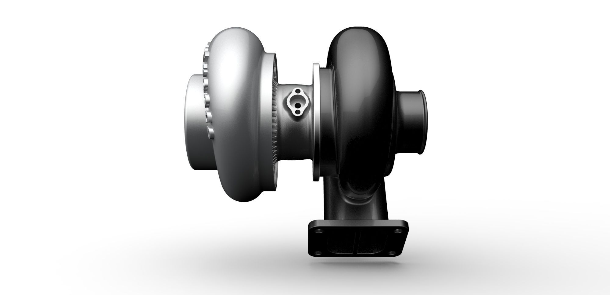Turbocharger turbo 3D print model_37
