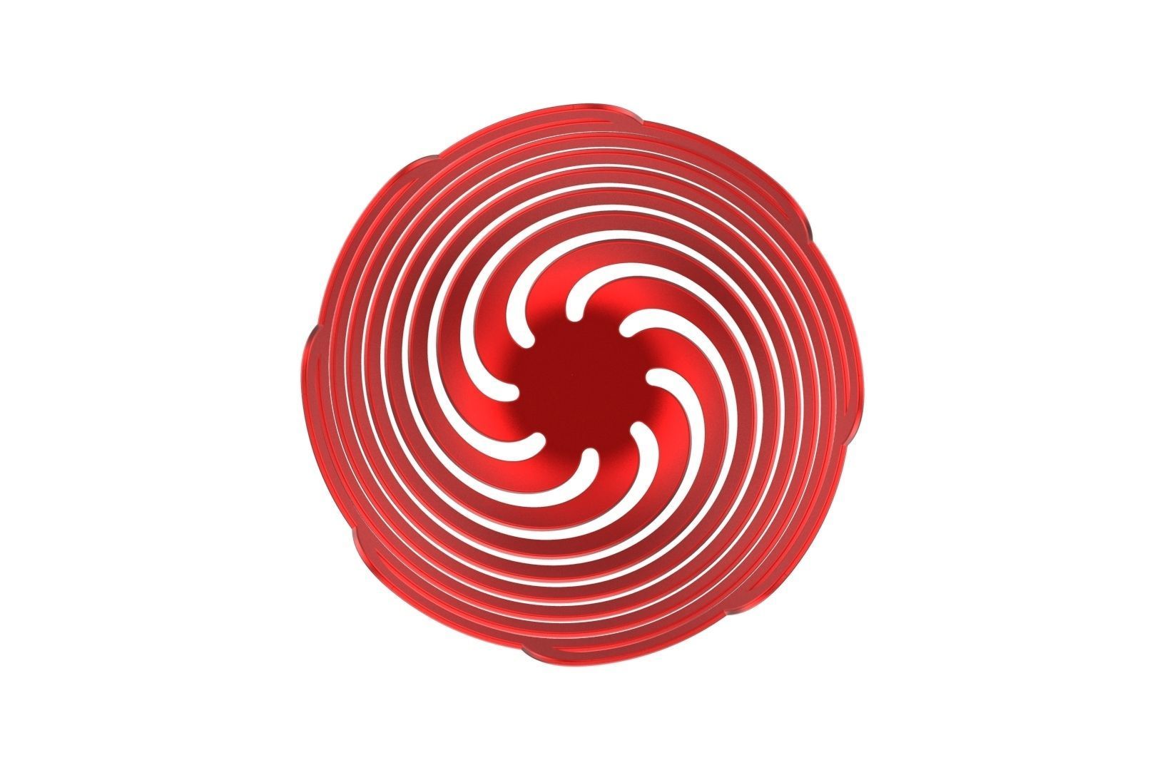 Spiral Bowl 3D print model_27