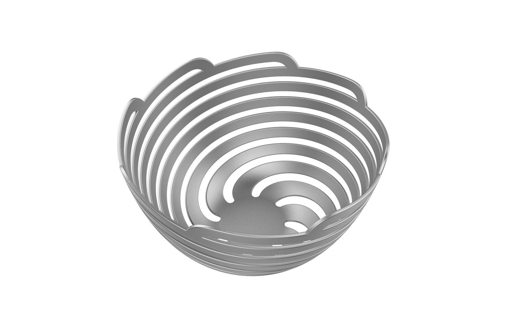 Spiral Bowl 3D print model_22