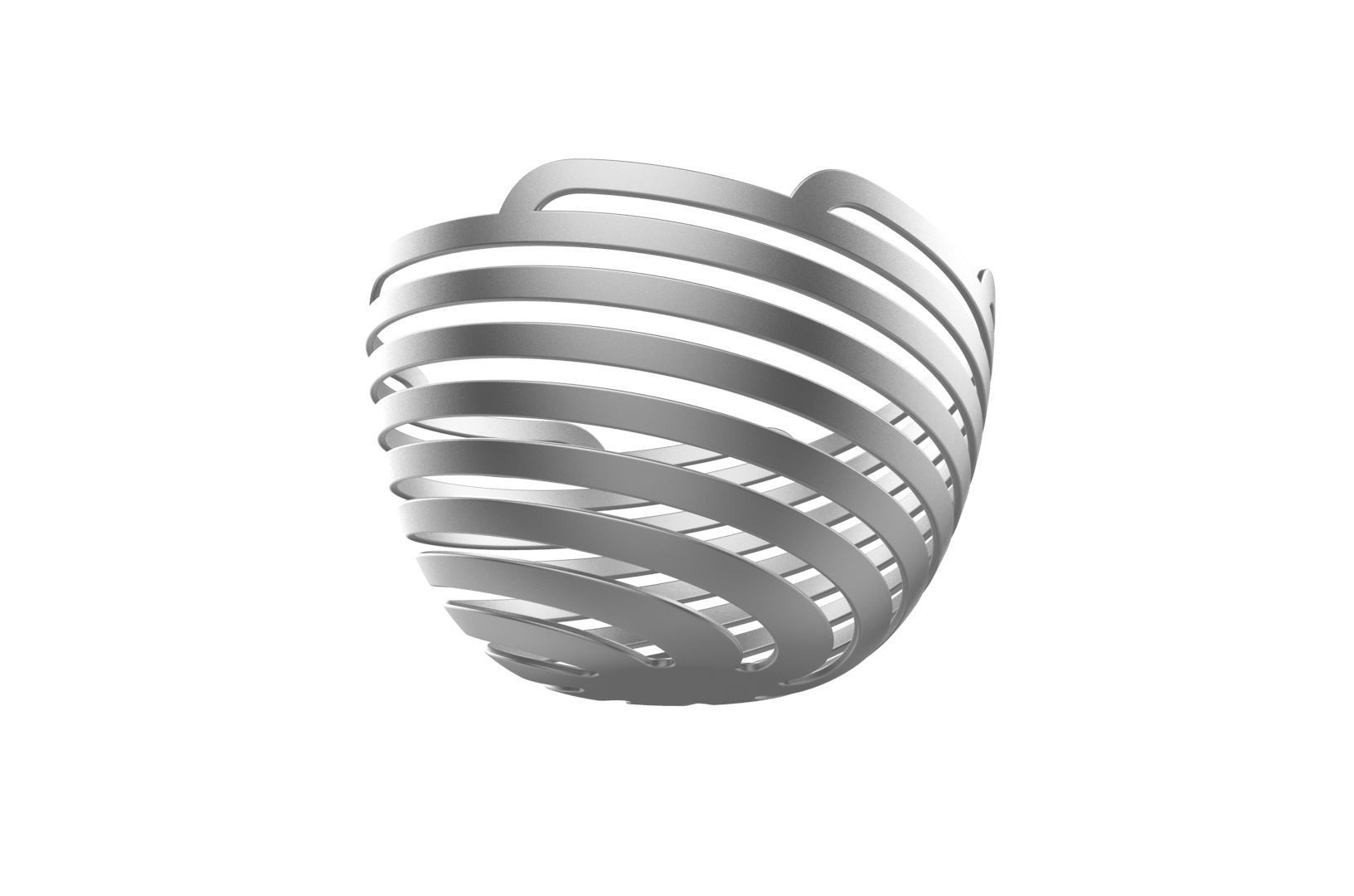 Spiral Bowl 3D print model_10