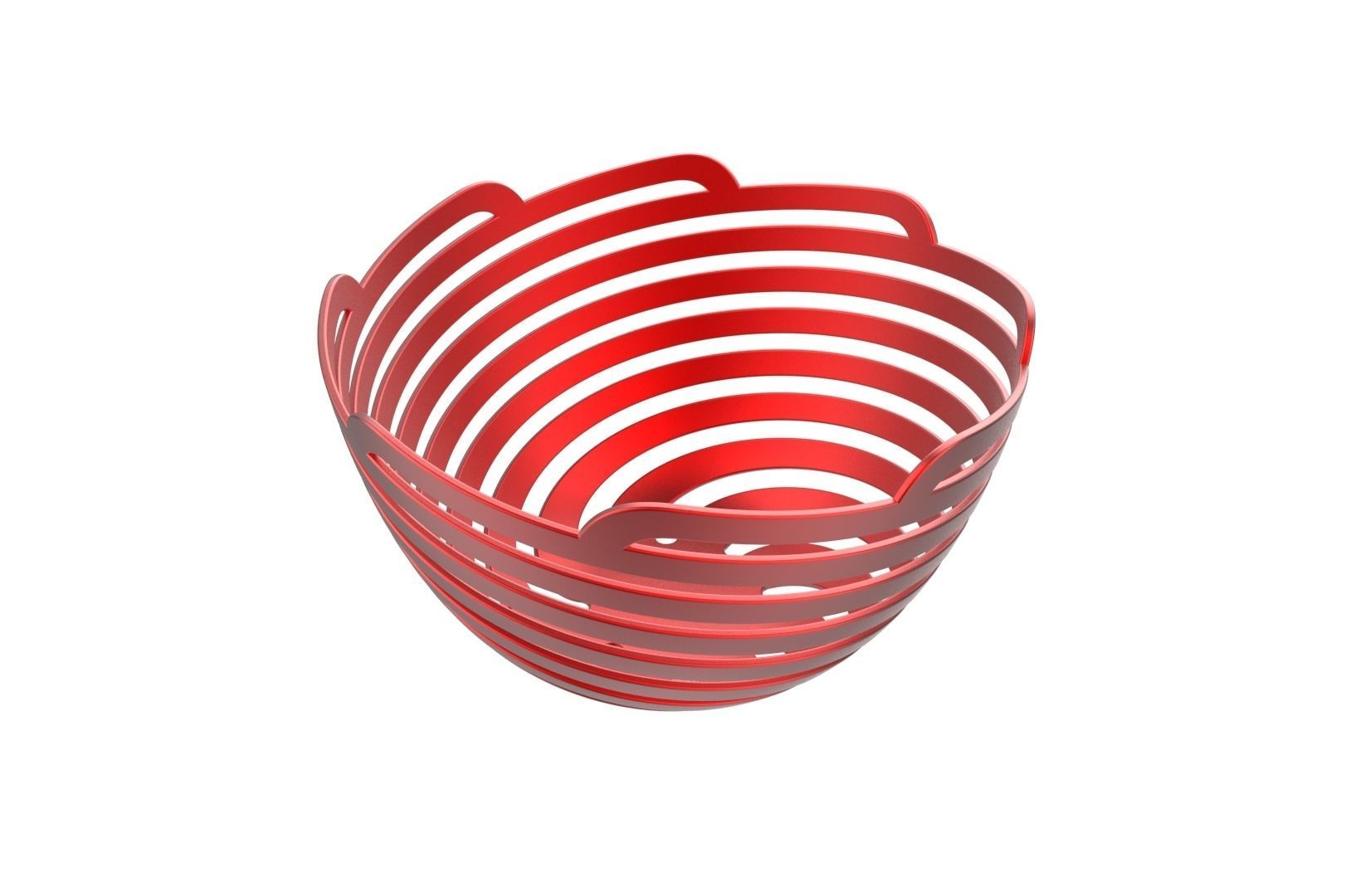 Spiral Bowl 3D print model_29