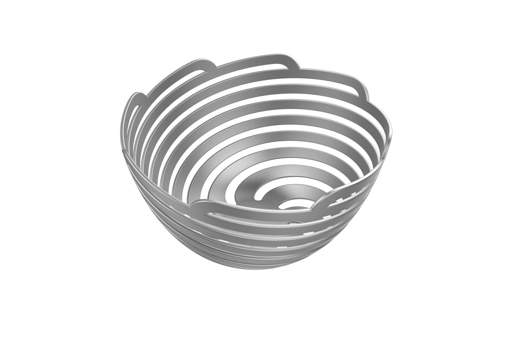 Spiral Bowl 3D print model_19