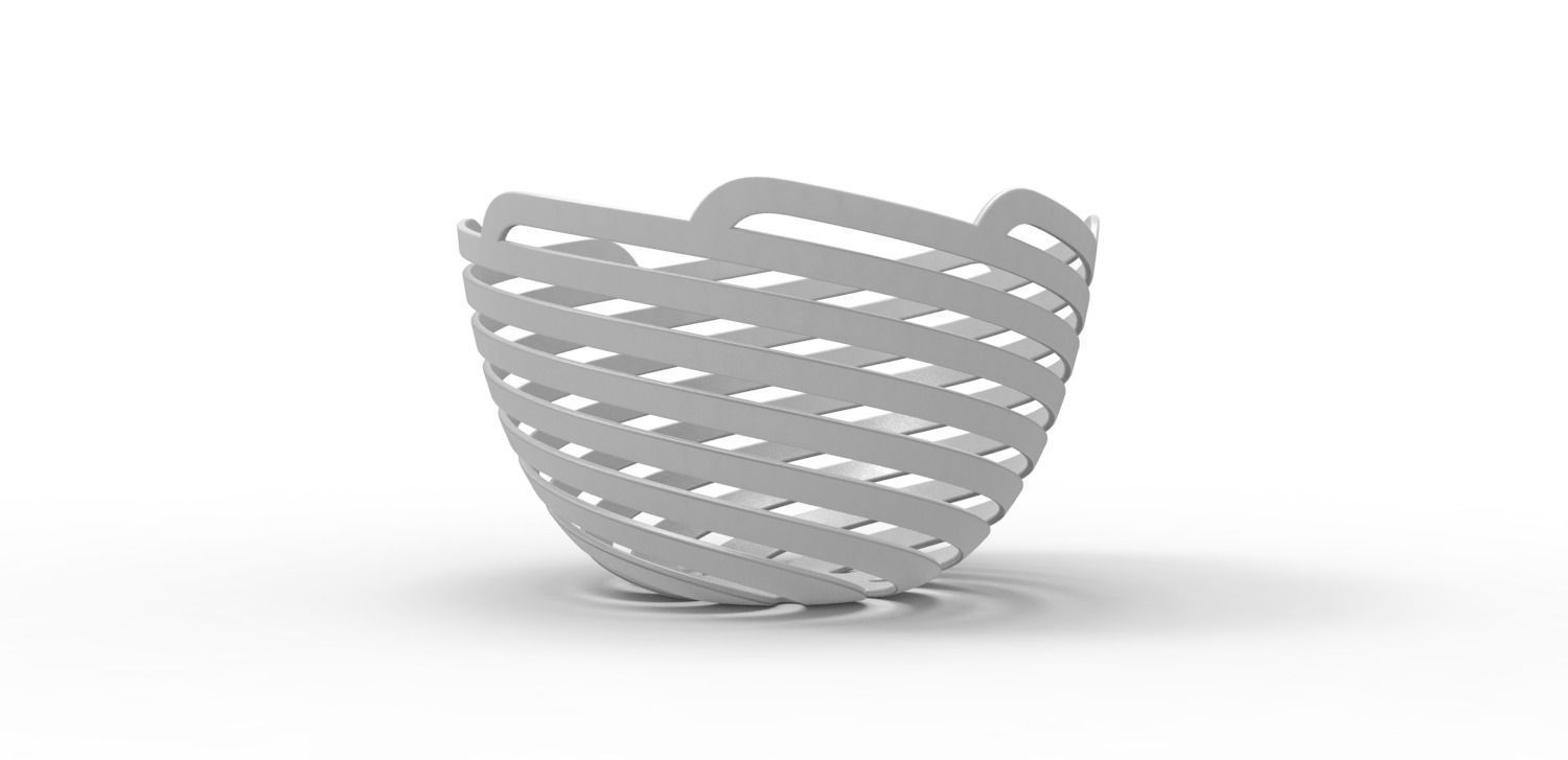 Spiral Bowl 3D print model_31
