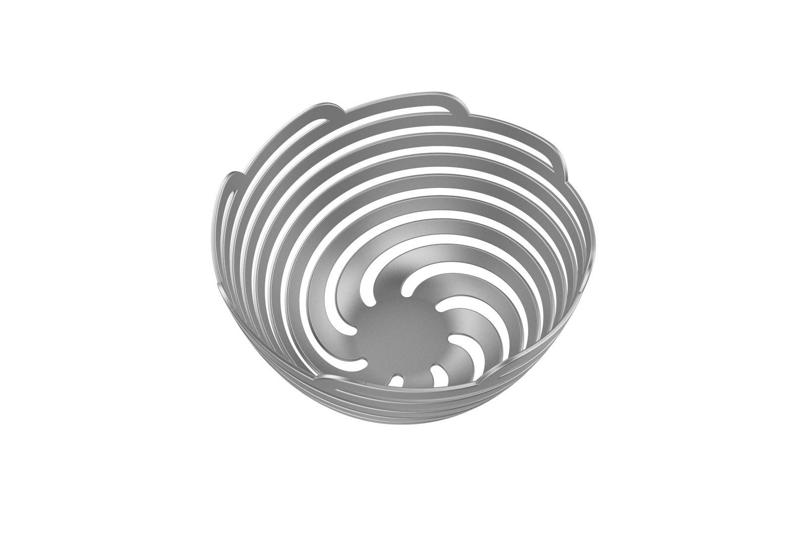 Spiral Bowl 3D print model_21