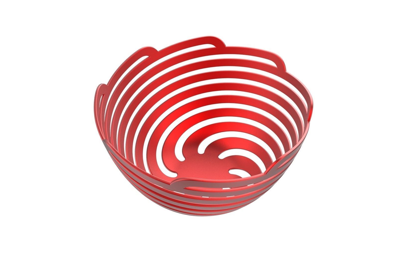 Spiral Bowl 3D print model_23
