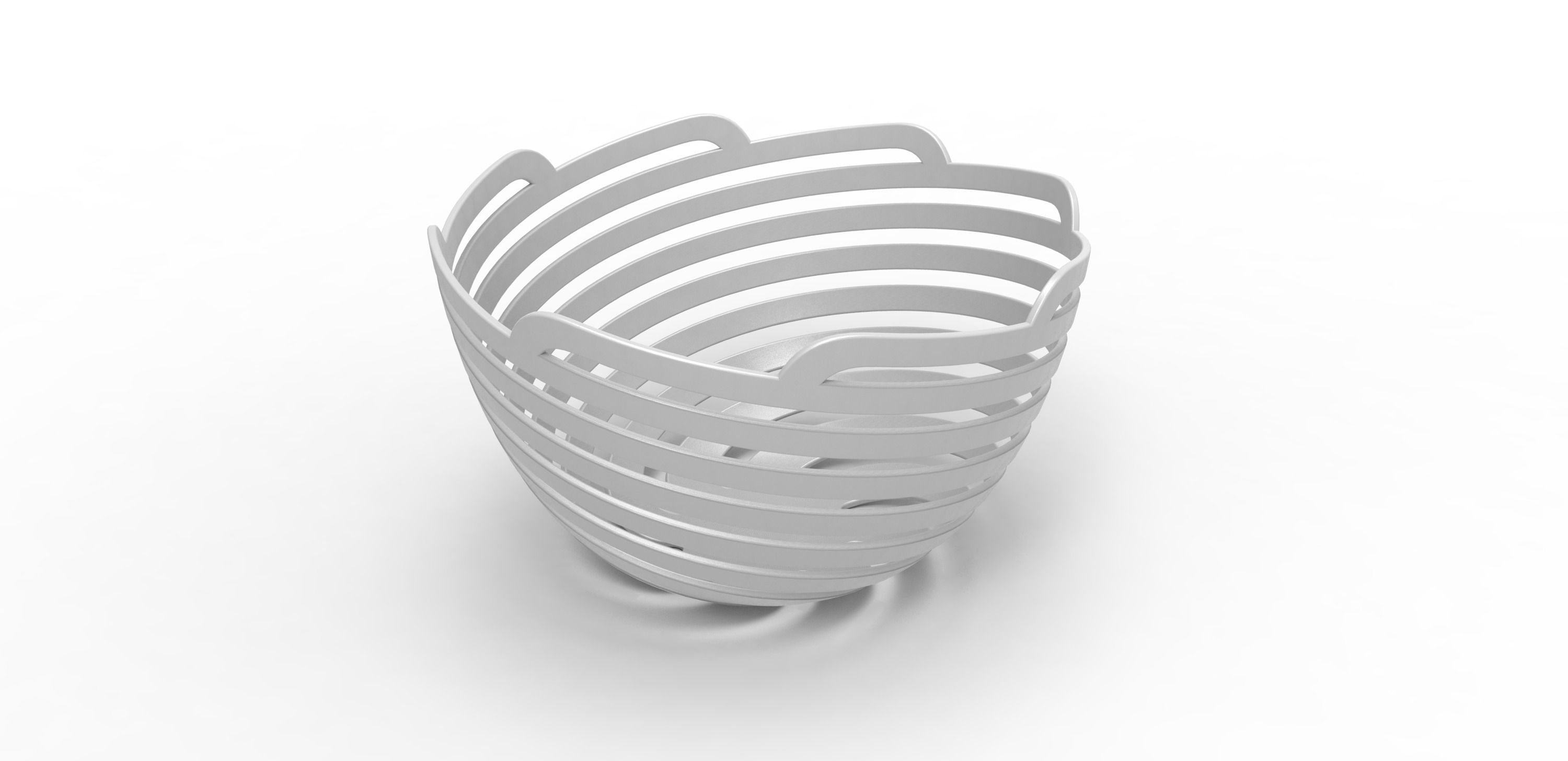 Spiral Bowl 3D print model_33