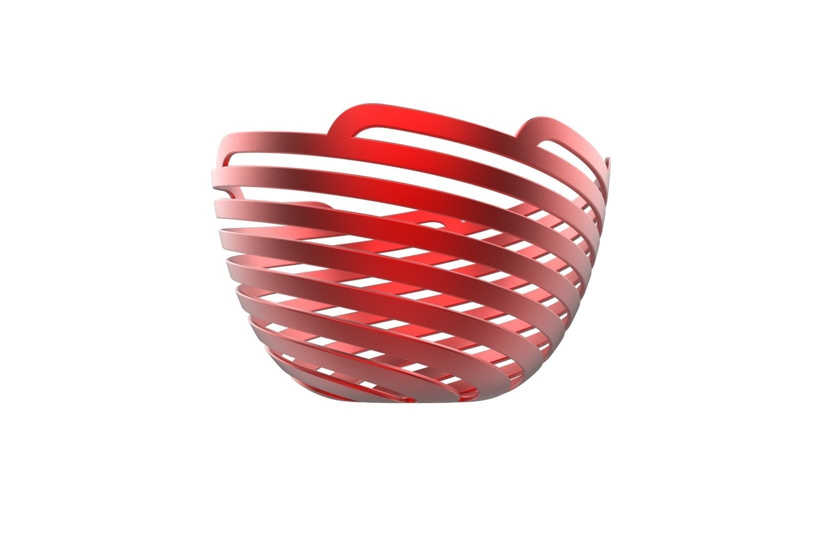 Spiral Bowl 3D print model_5