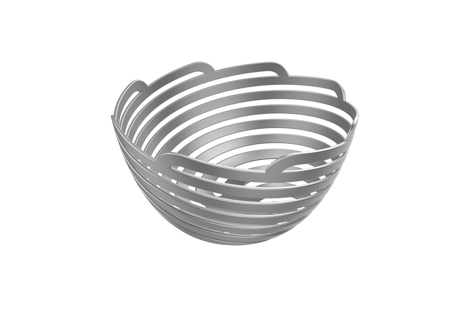 Spiral Bowl 3D print model_4