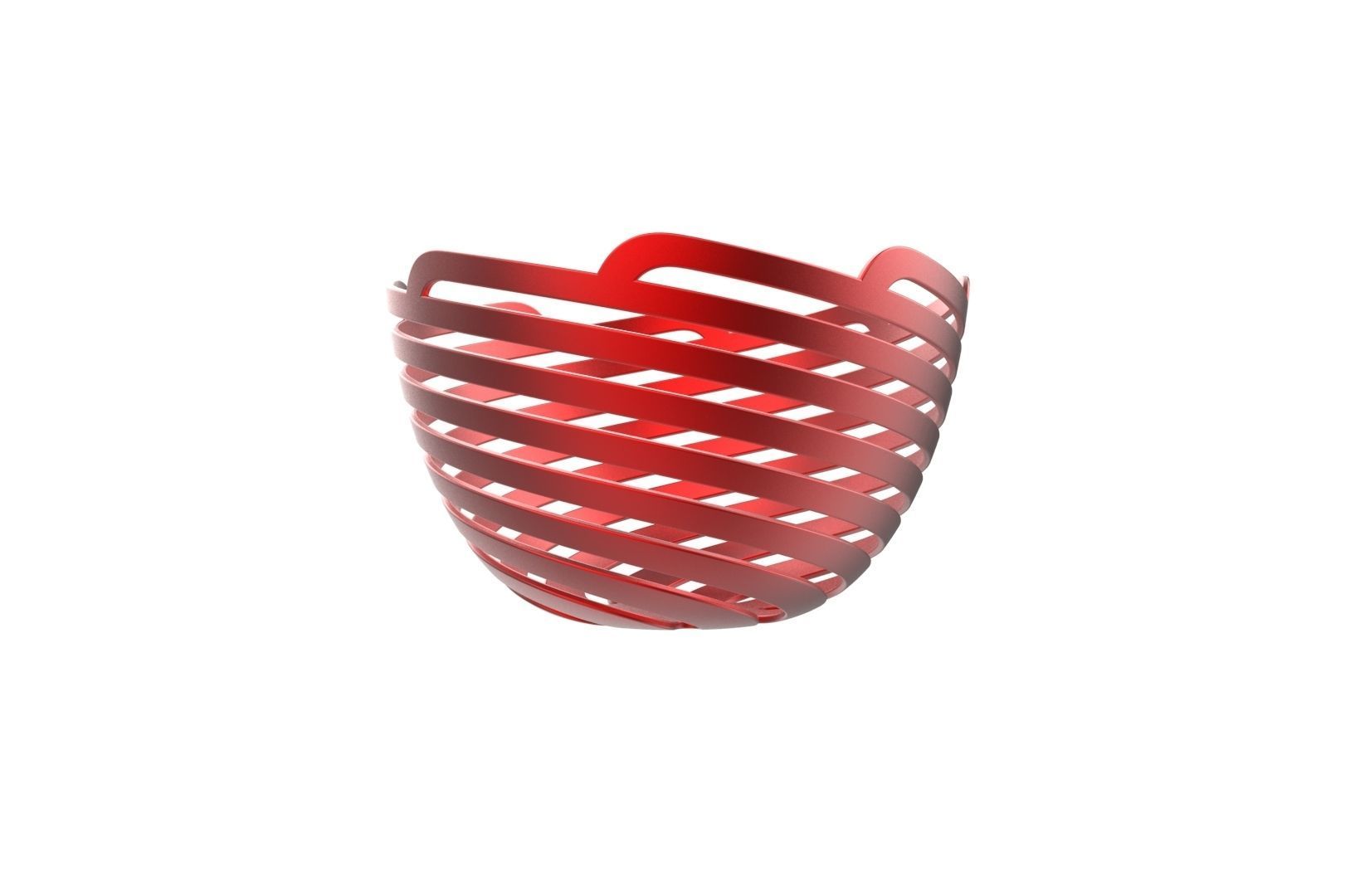 Spiral Bowl 3D print model_26