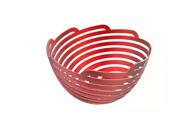 Spiral Bowl 3D print model