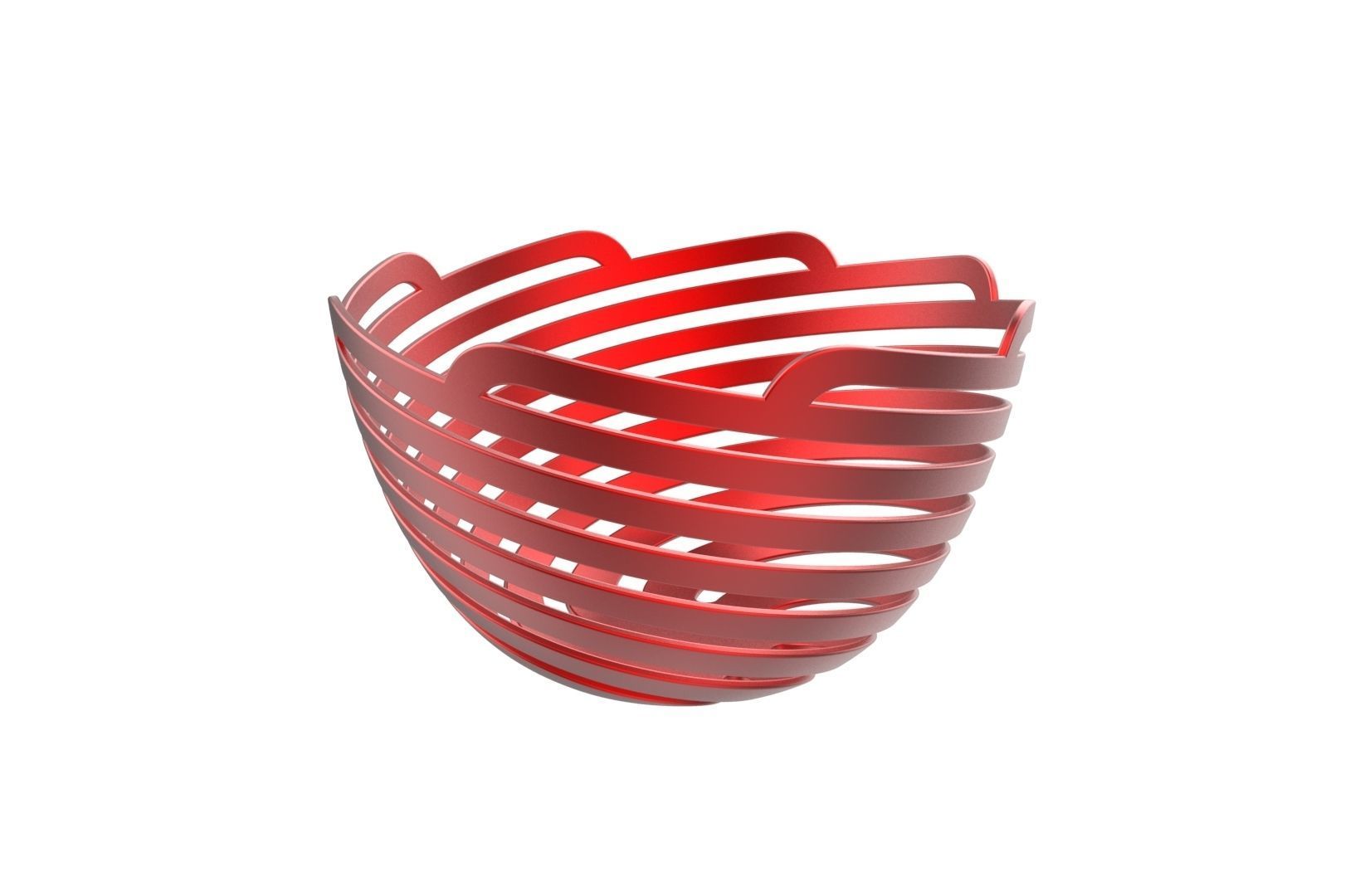 Spiral Bowl 3D print model_3