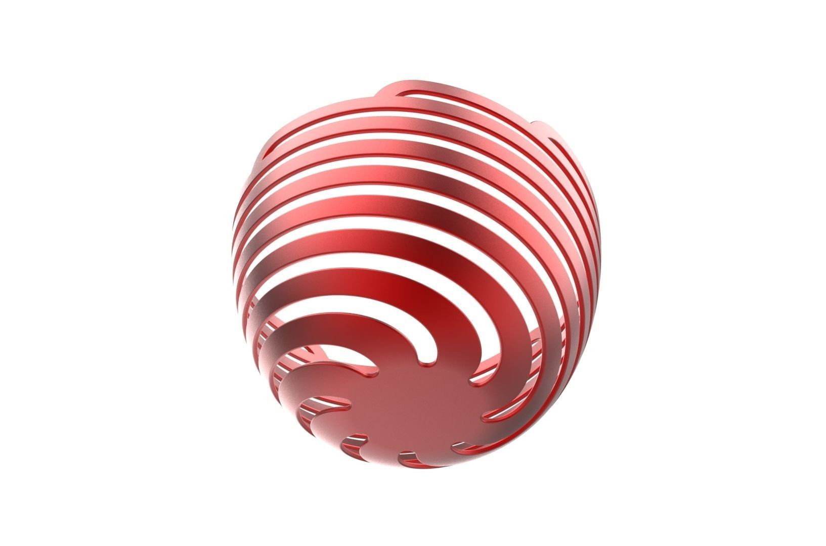 Spiral Bowl 3D print model_25