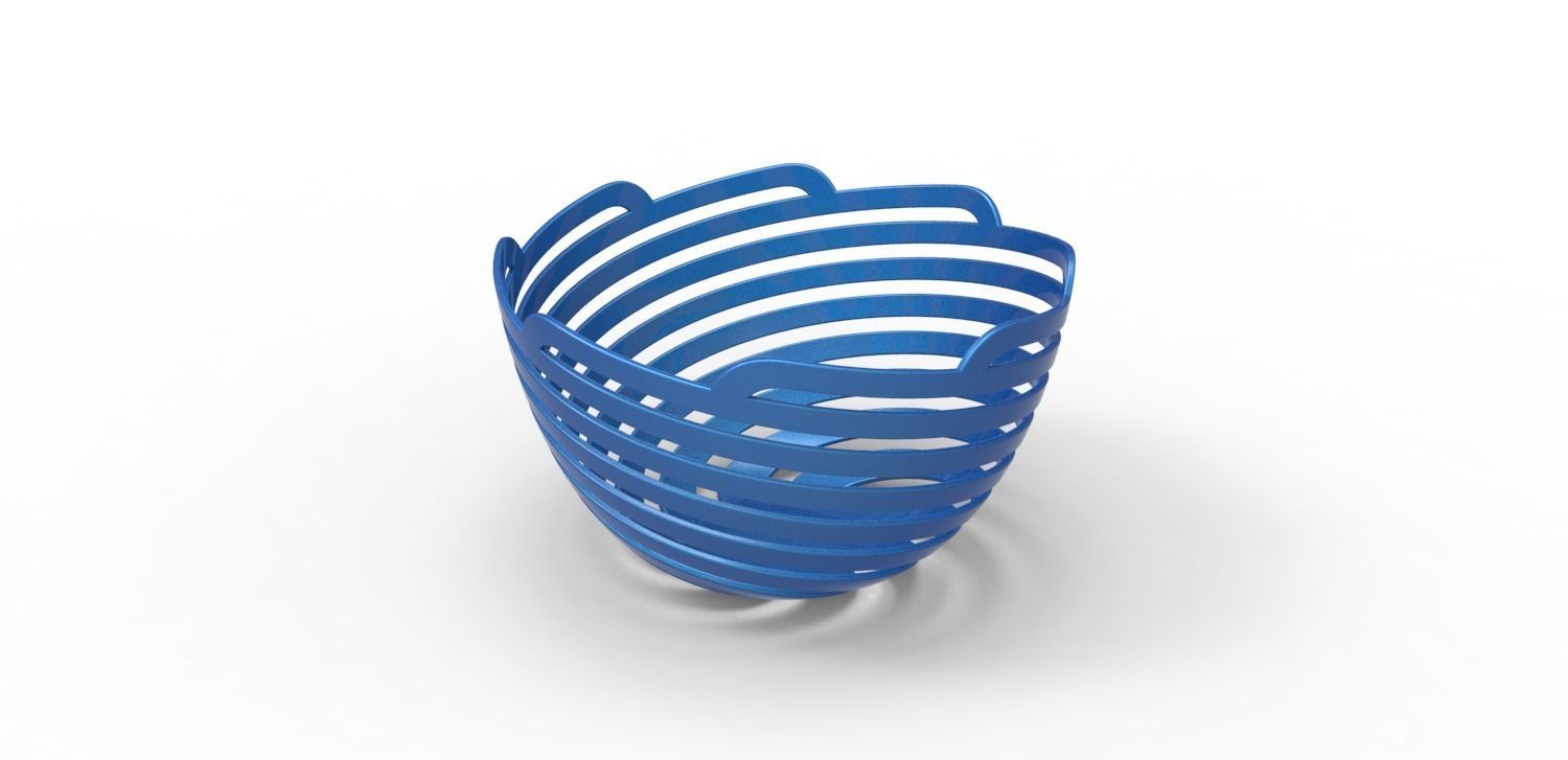 Spiral Bowl 3D print model_32