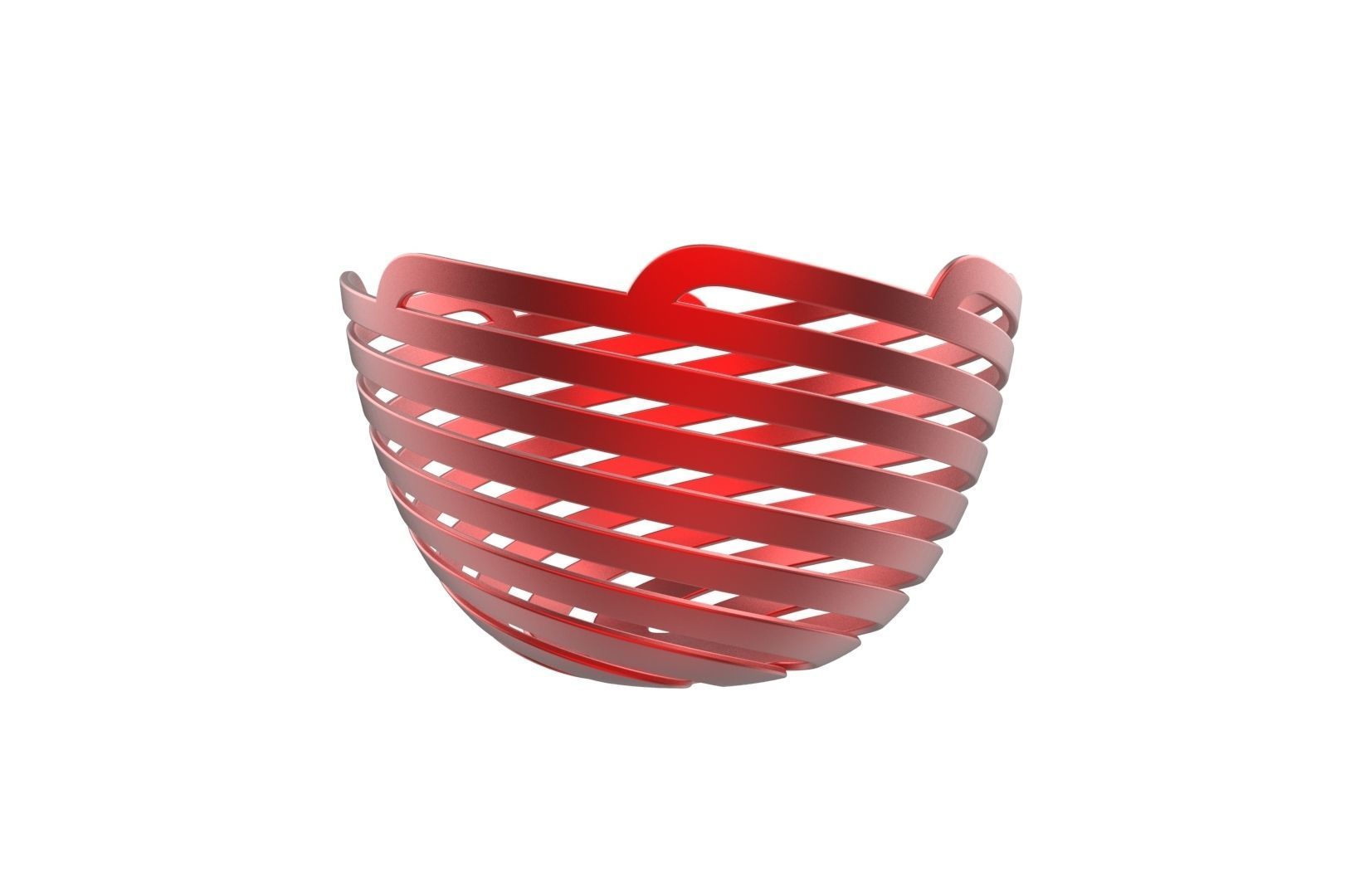 Spiral Bowl 3D print model_20