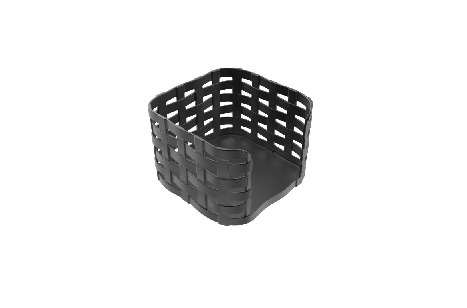 Wooven Desk note paper holder 3D print model_18