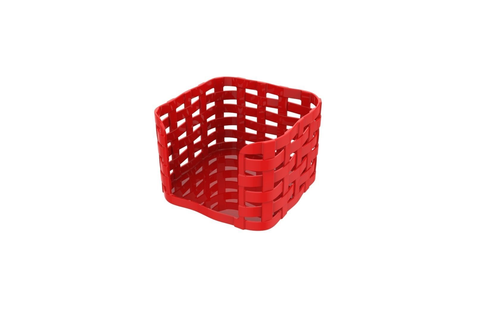 Wooven Desk note paper holder 3D print model_26