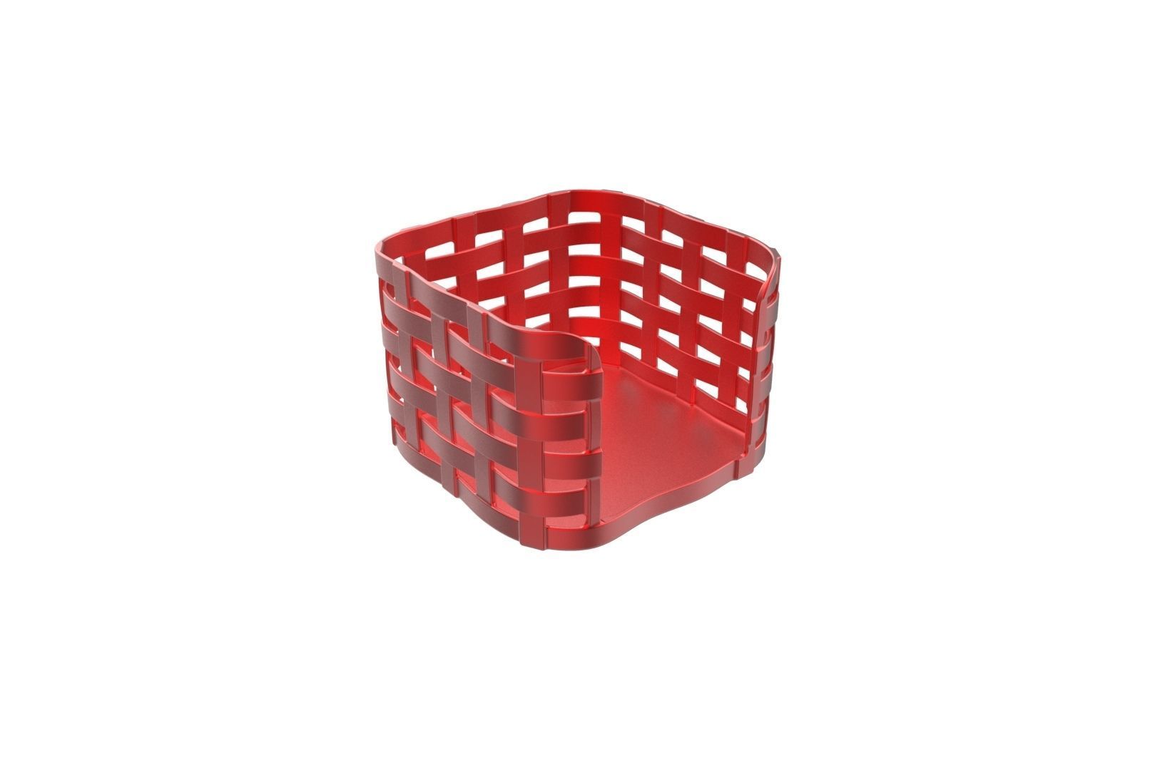 Wooven Desk note paper holder 3D print model_23