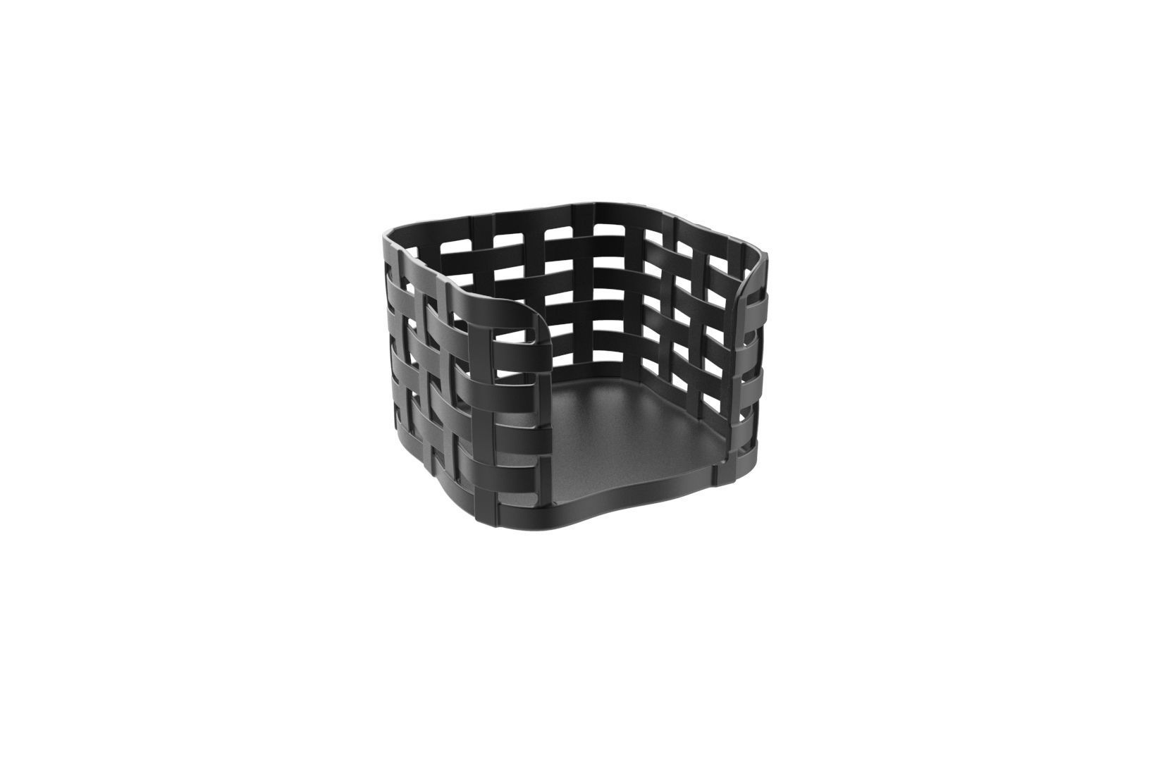 Wooven Desk note paper holder 3D print model_20