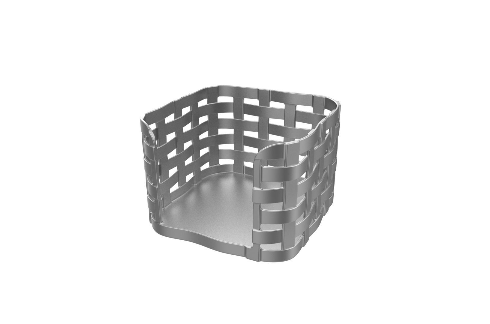 Wooven Desk note paper holder 3D print model_29