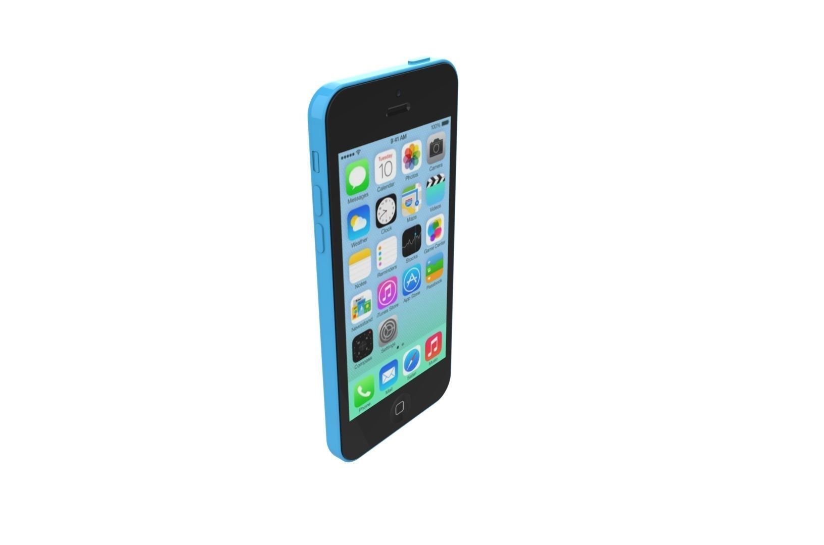 iPhone 5C 3D print model_30