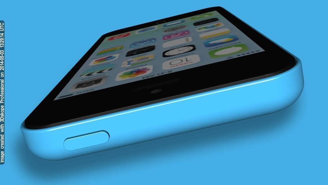 iPhone 5C 3D print model_36