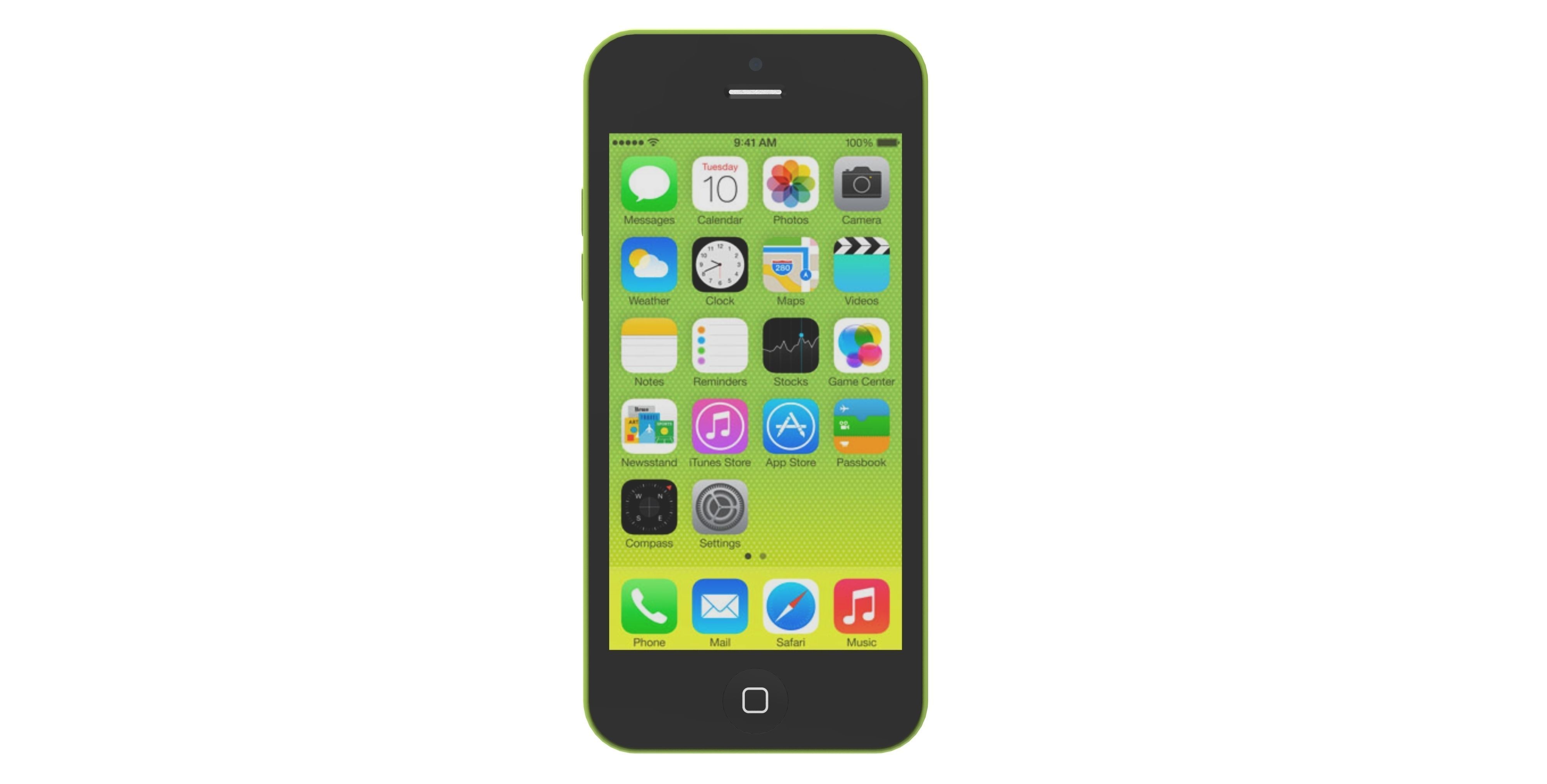 iPhone 5C 3D print model_22