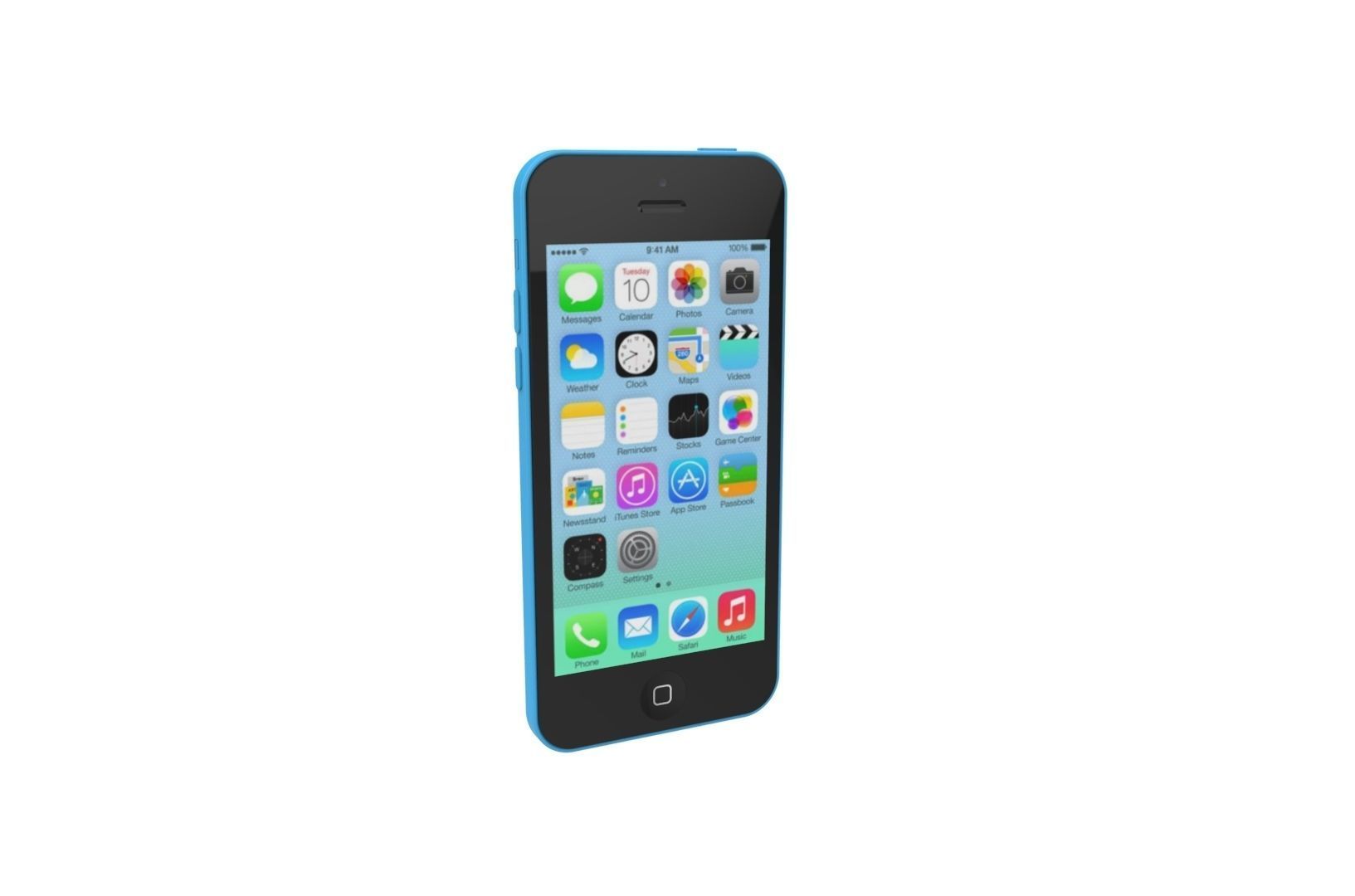 iPhone 5C 3D print model_2