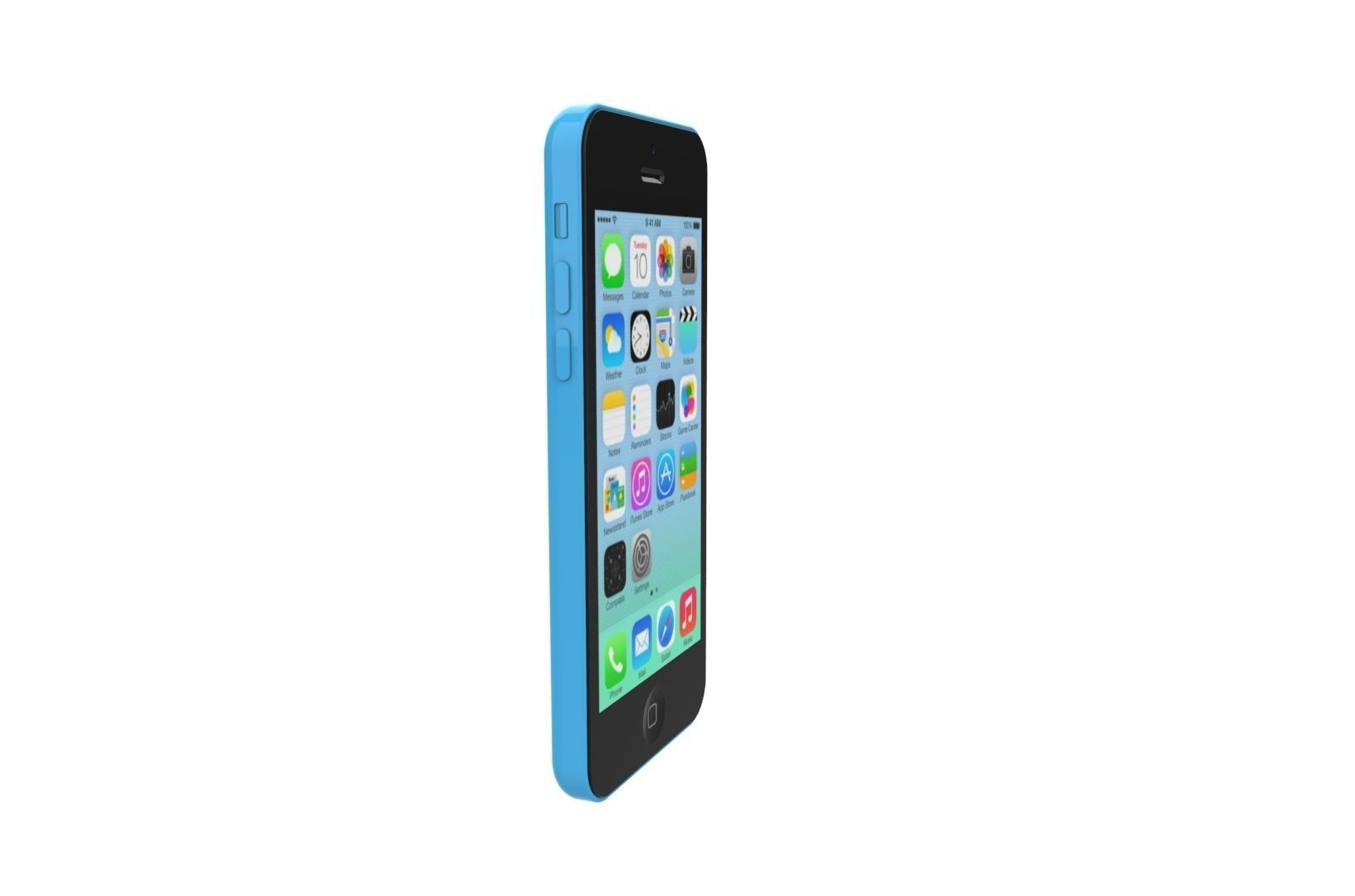 iPhone 5C 3D print model_11