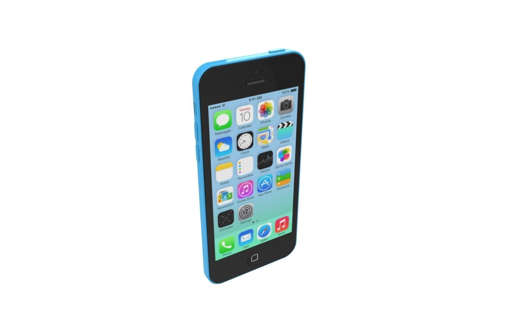 iPhone 5C 3D print model_34