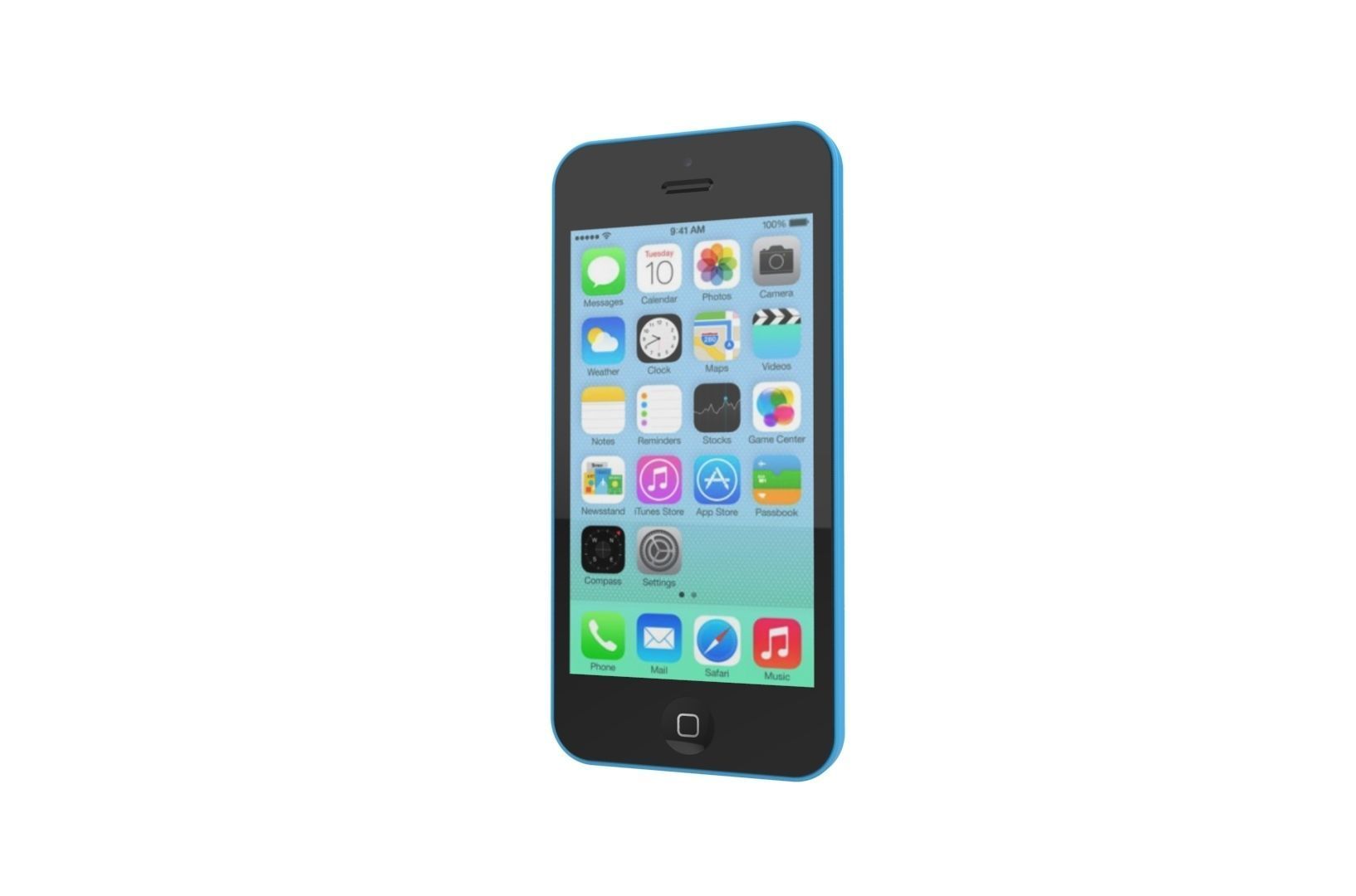iPhone 5C 3D print model_12