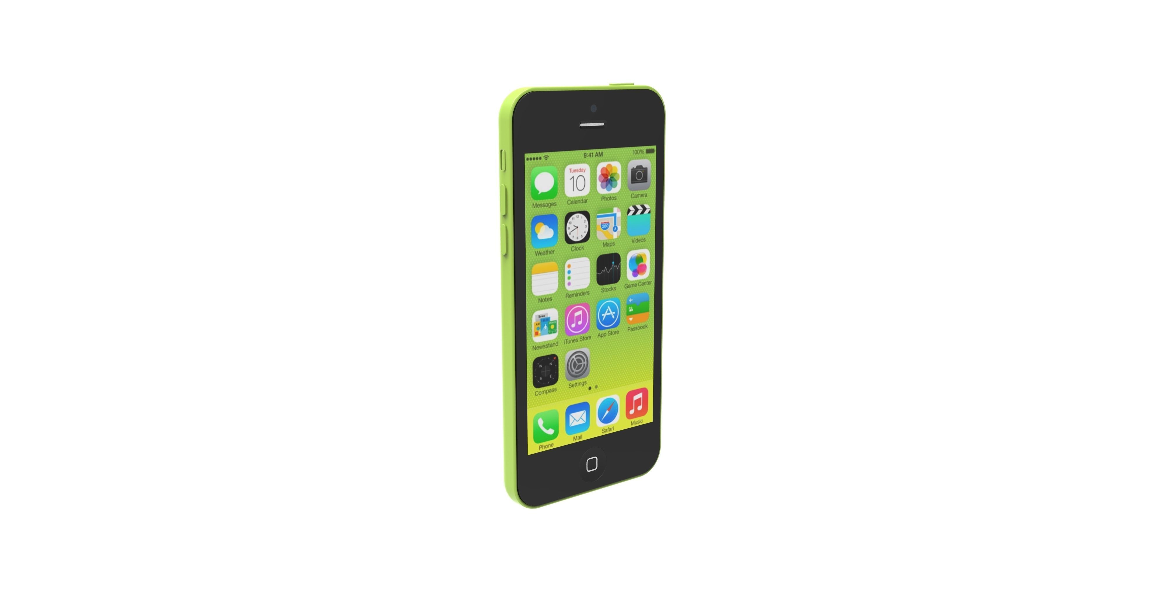 iPhone 5C 3D print model_23
