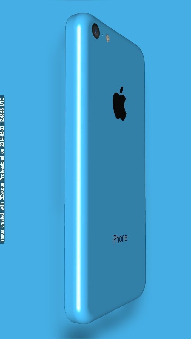 iPhone 5C 3D print model_35