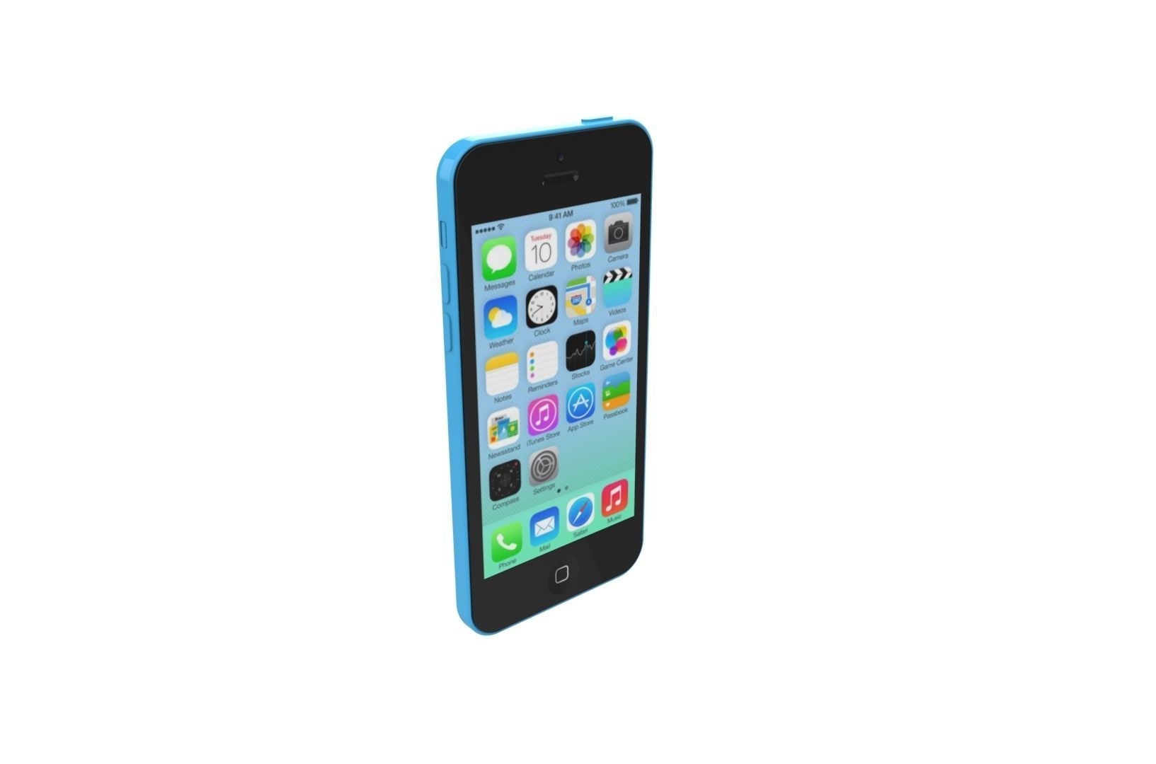 iPhone 5C 3D print model_19