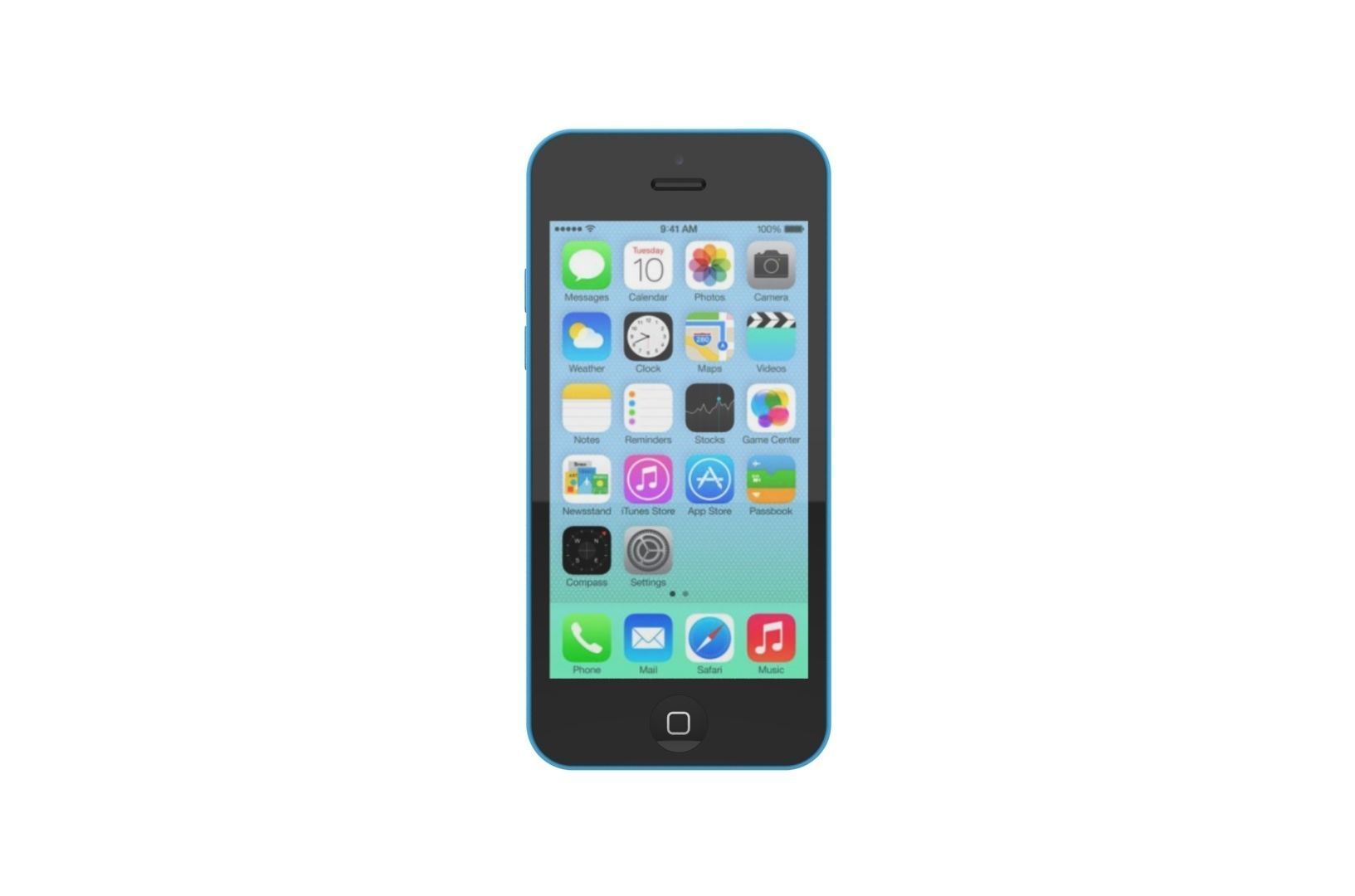 iPhone 5C 3D print model_9