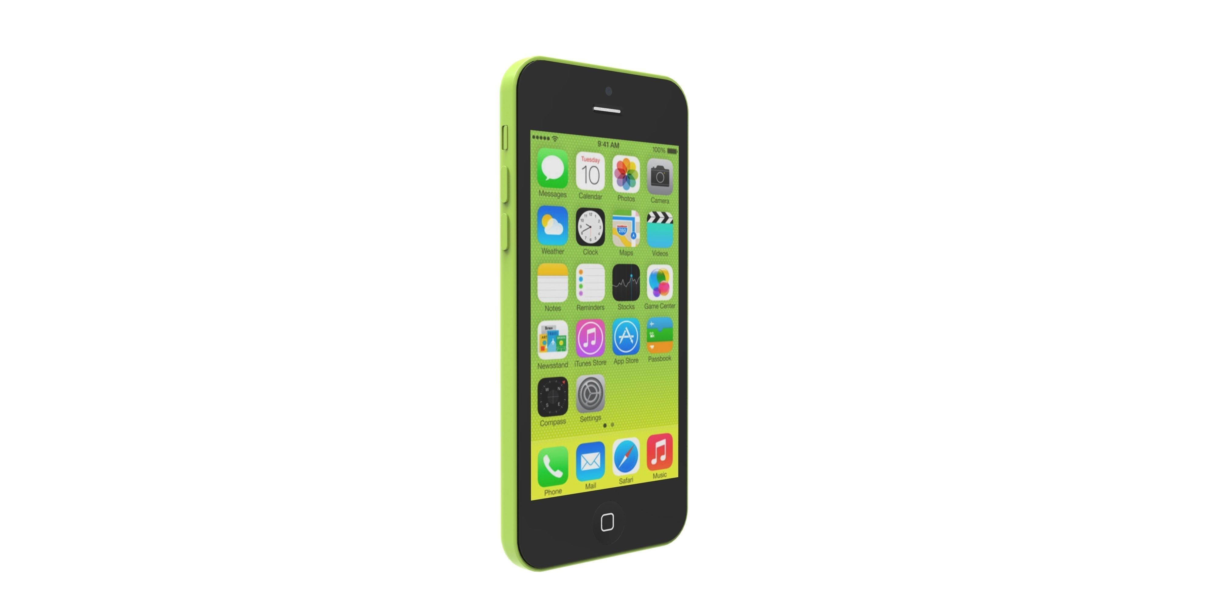 iPhone 5C 3D print model_26
