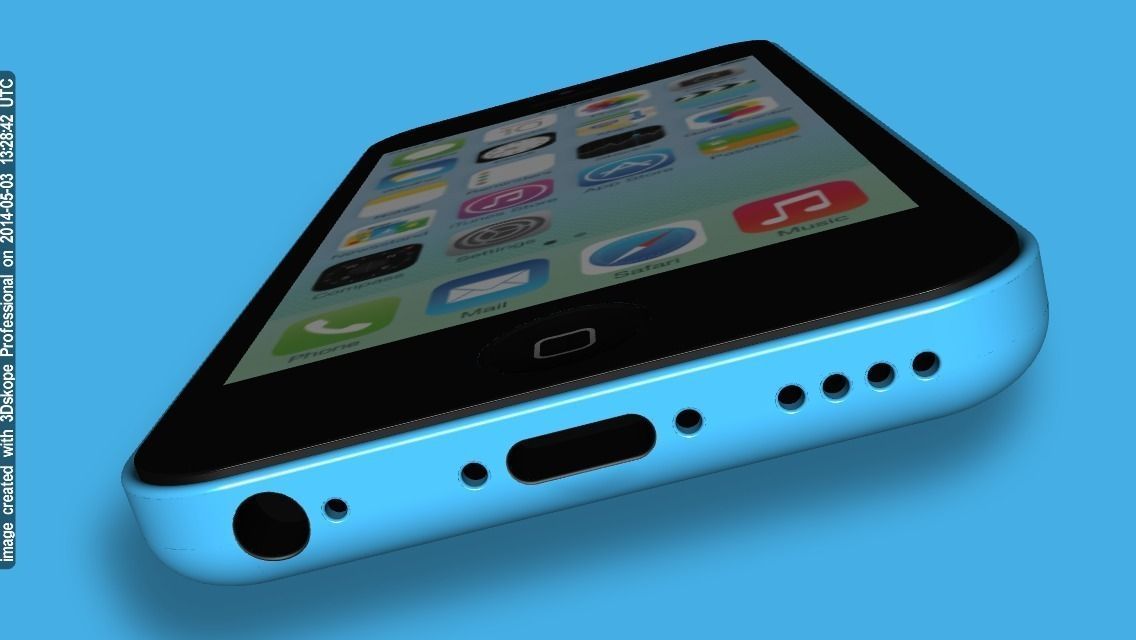iPhone 5C 3D print model_37