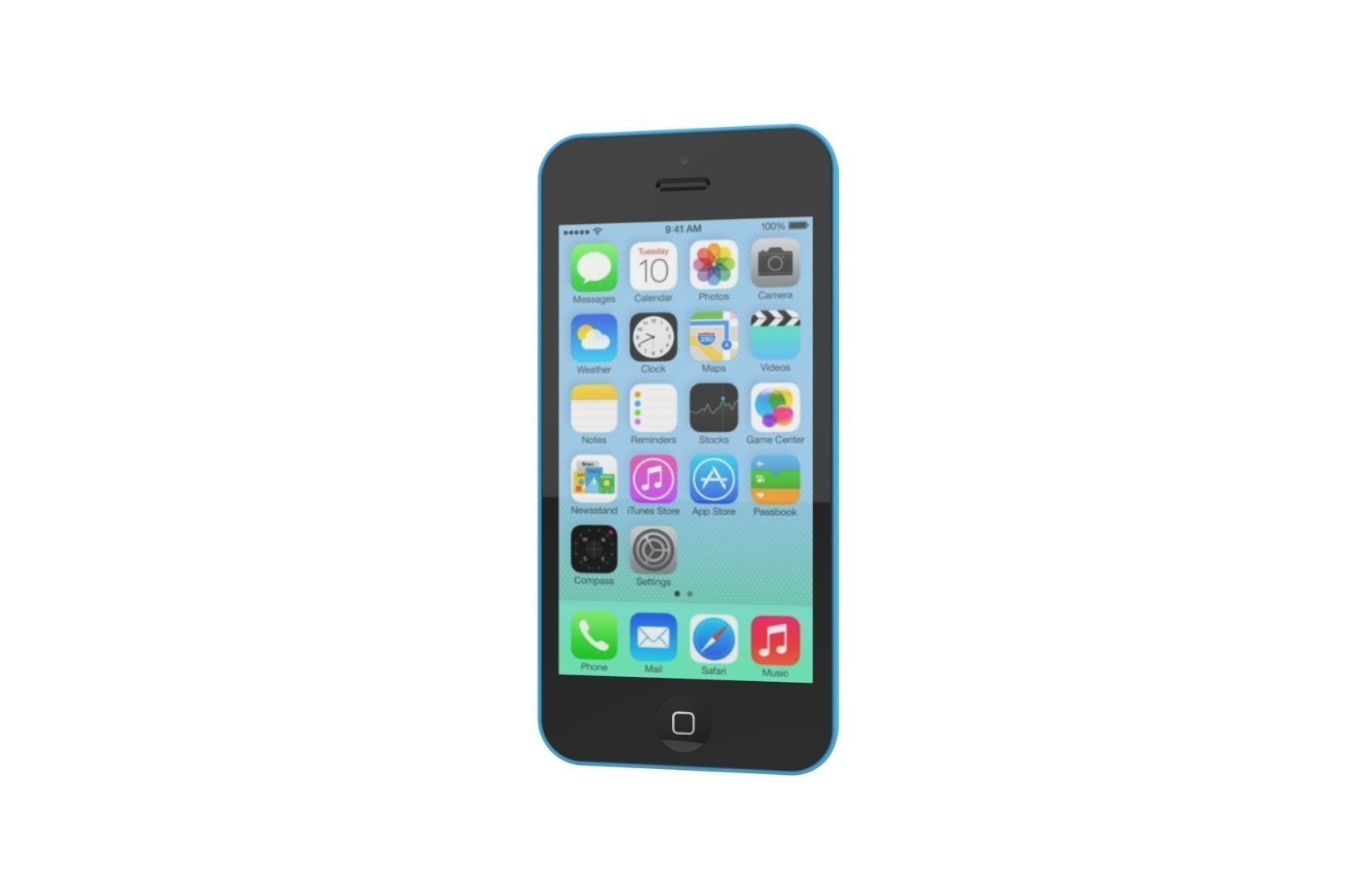 iPhone 5C 3D print model_4