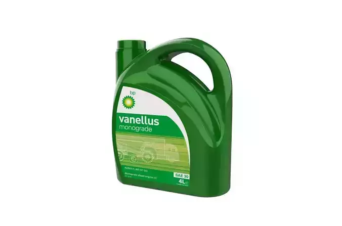 Bp Vanelus plastic oil Bottle 4L 3D print model
