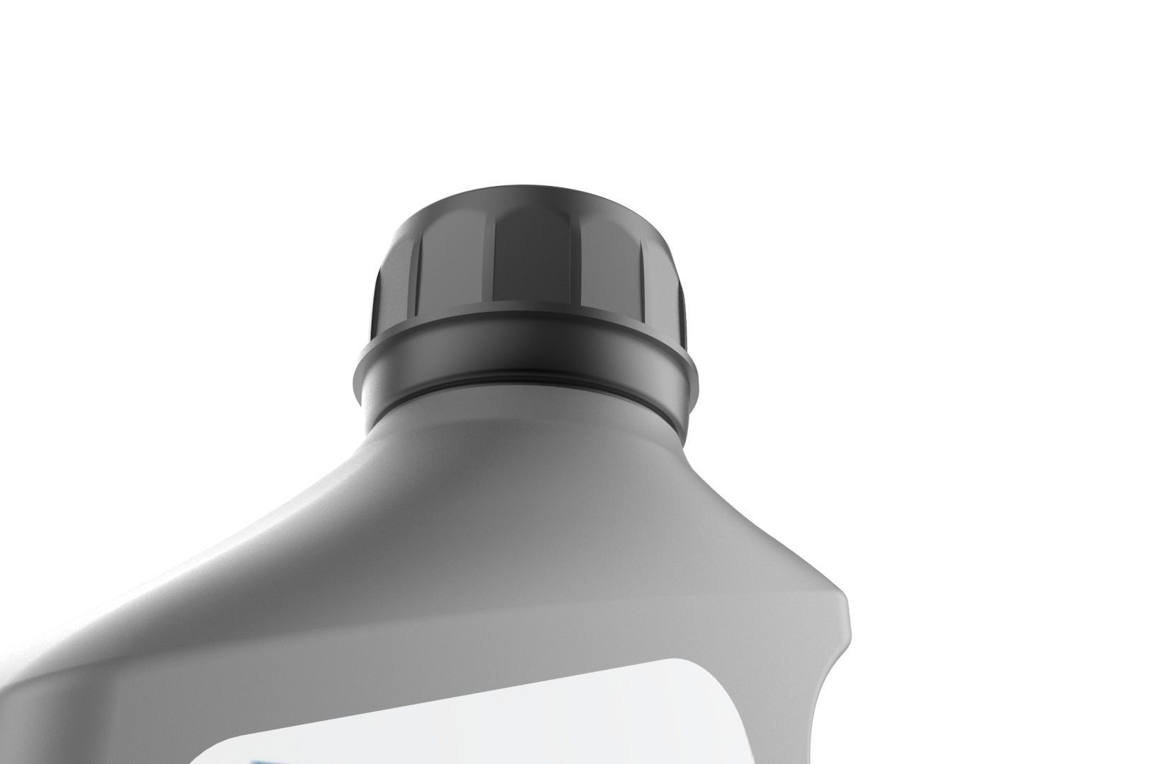 Mobil 10W-40 Oil bottle 3D print model_29