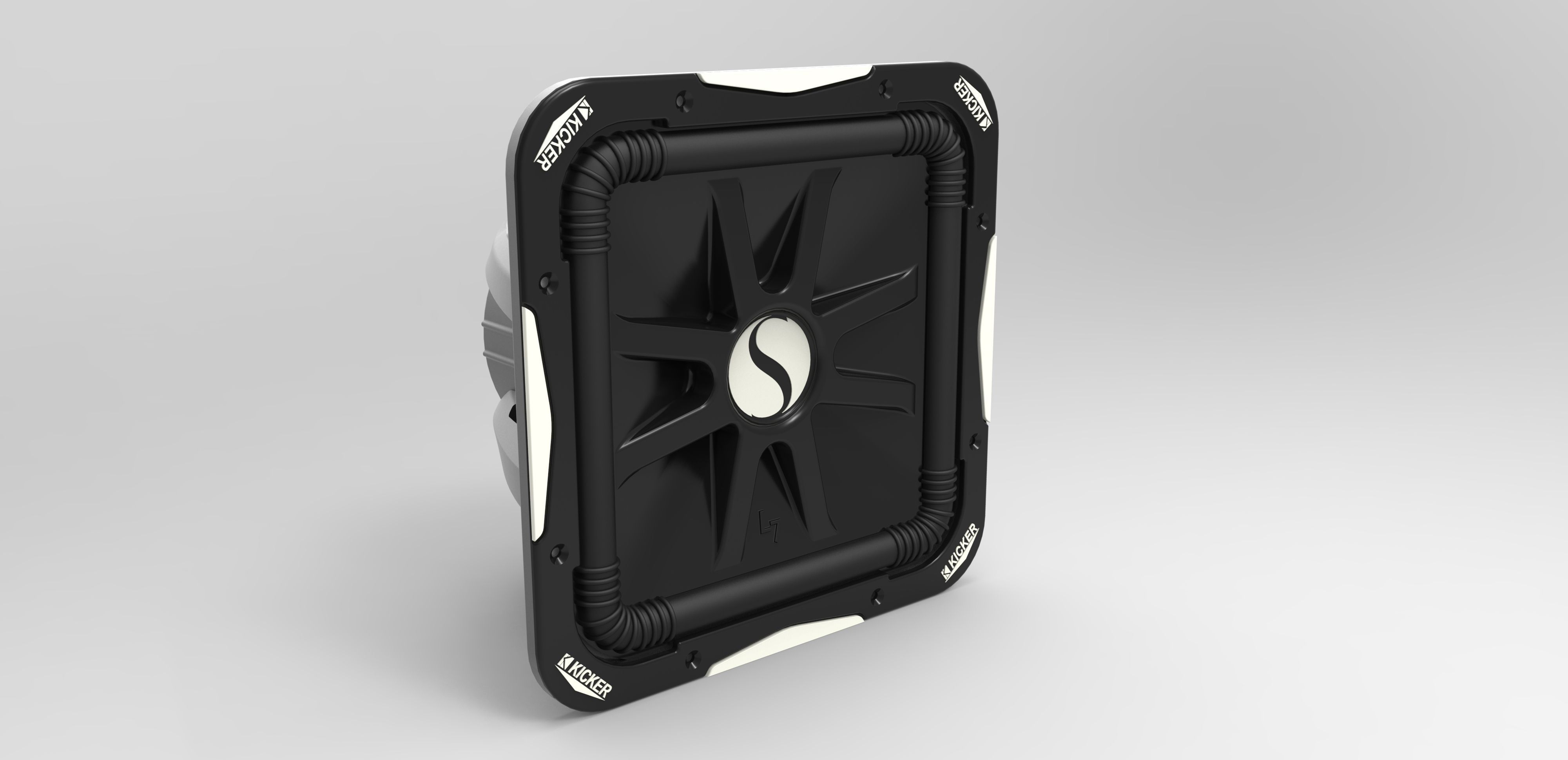 Kicker 15 L7 S15L7 subwoofer 3D print model_8