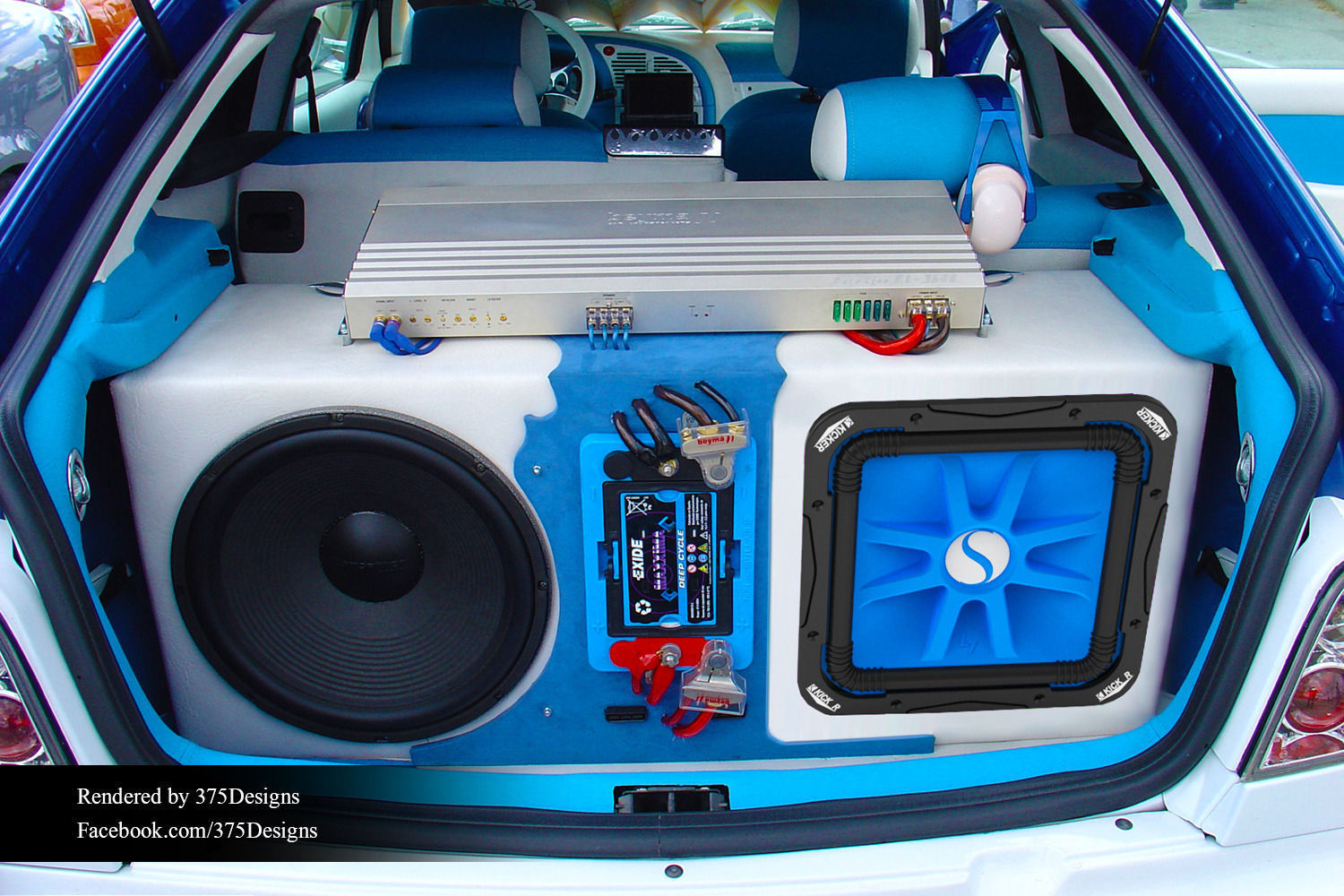 Kicker 15 L7 S15L7 subwoofer 3D print model_7