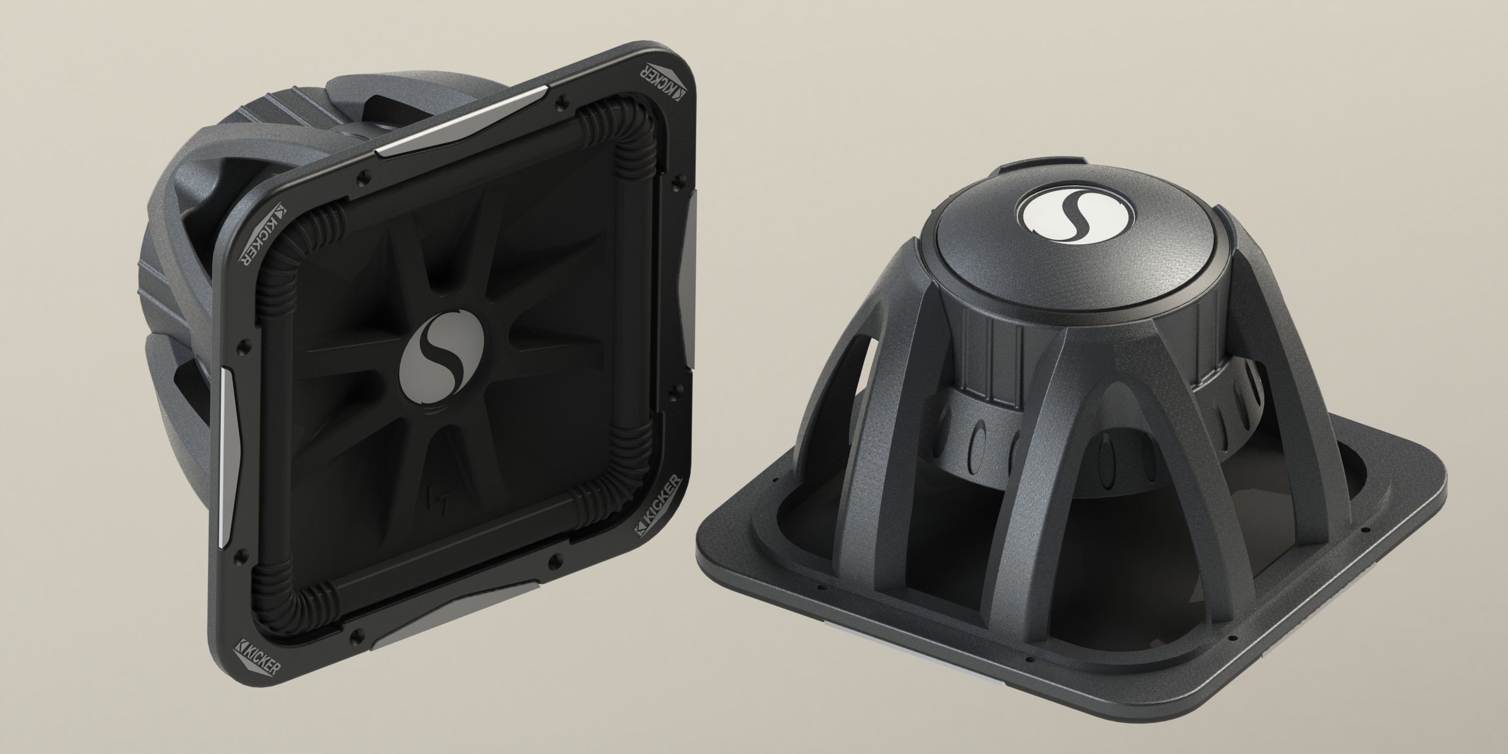 Kicker 15 L7 S15L7 subwoofer 3D print model_4