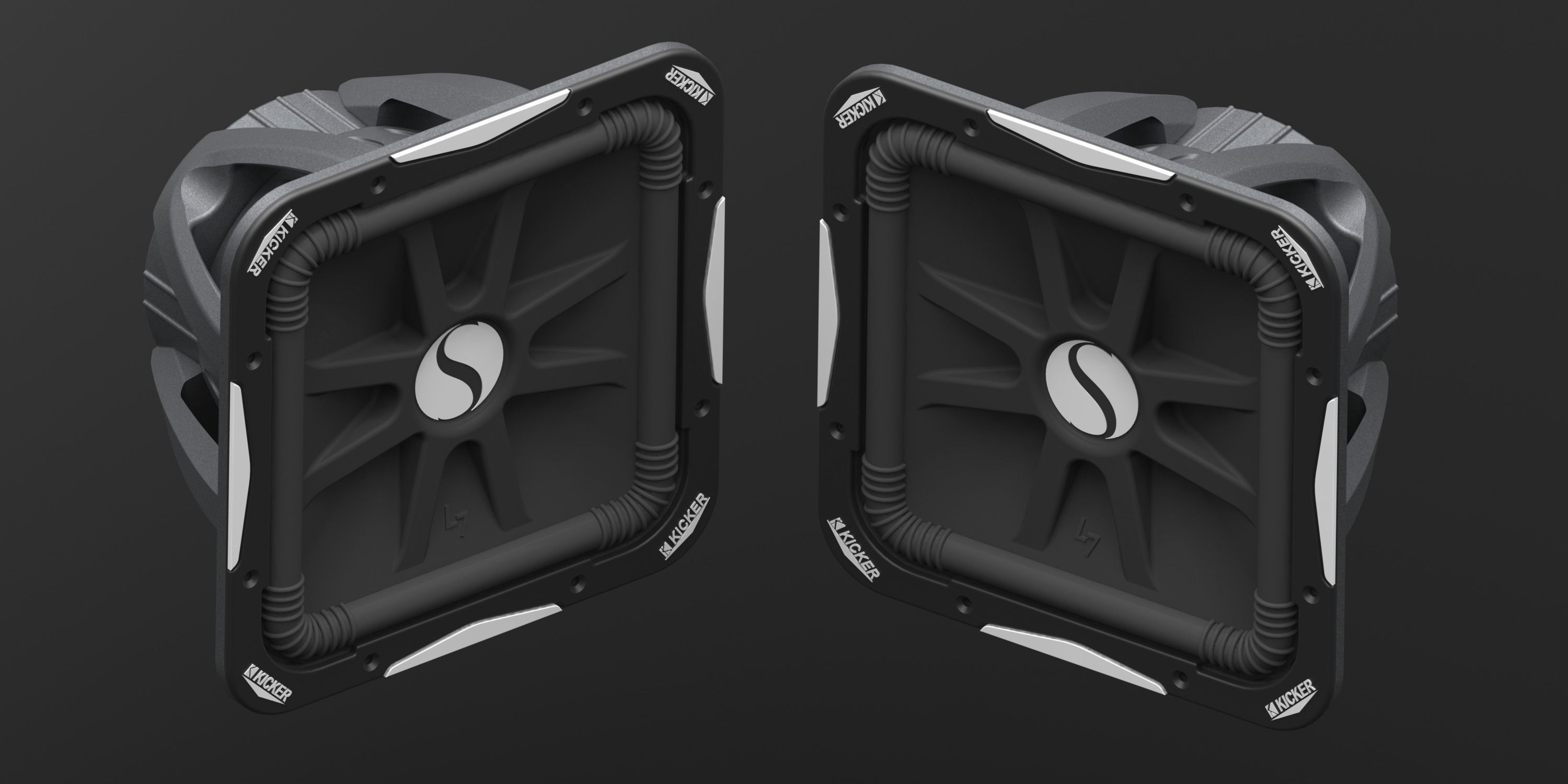 Kicker 15 L7 S15L7 subwoofer 3D print model_3