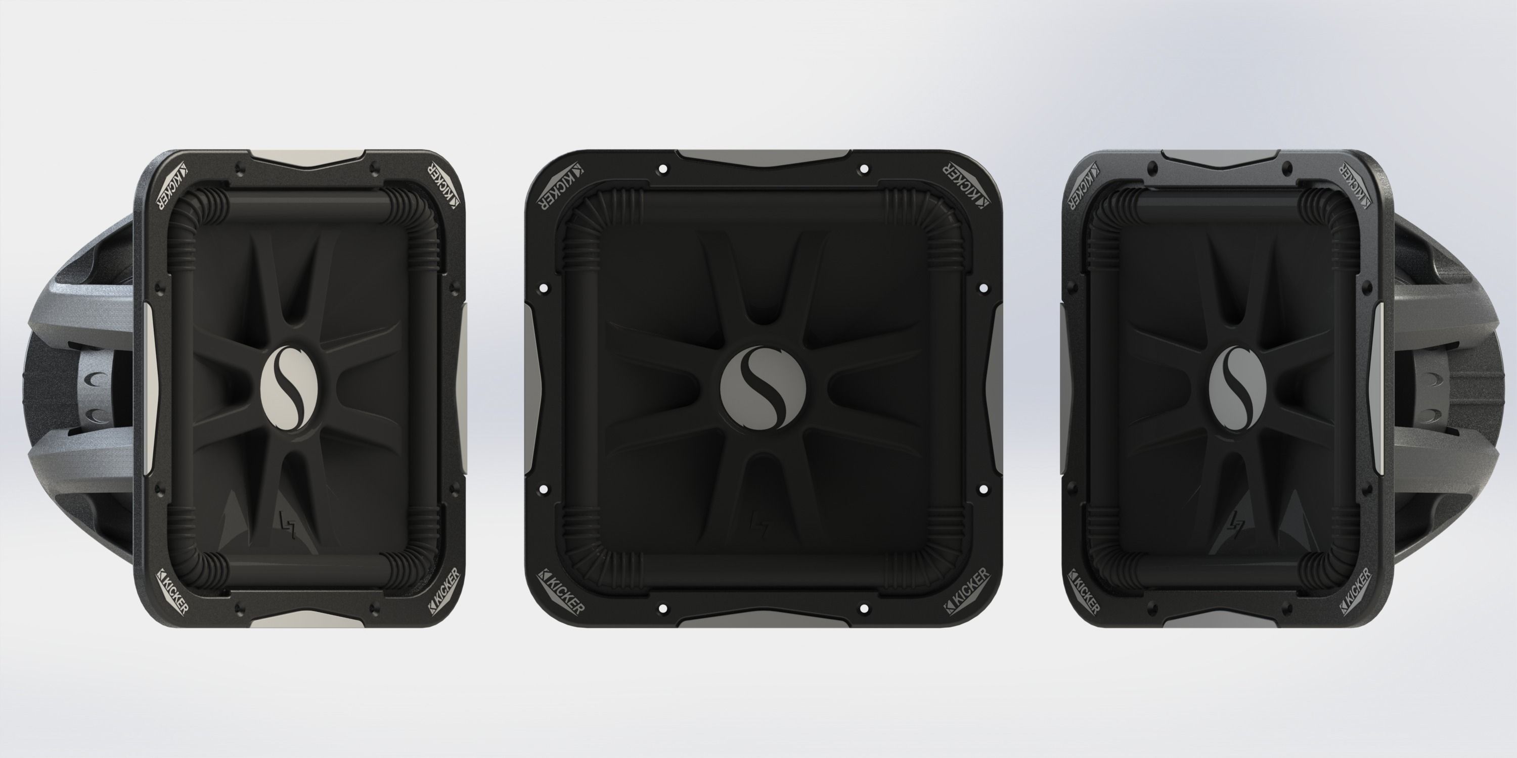 Kicker 15 L7 S15L7 subwoofer 3D print model_2