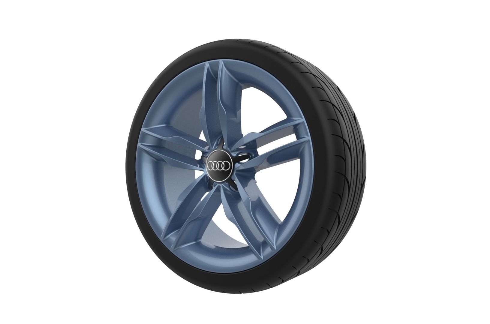 Audi Car Wheel Rim 3D print model_23